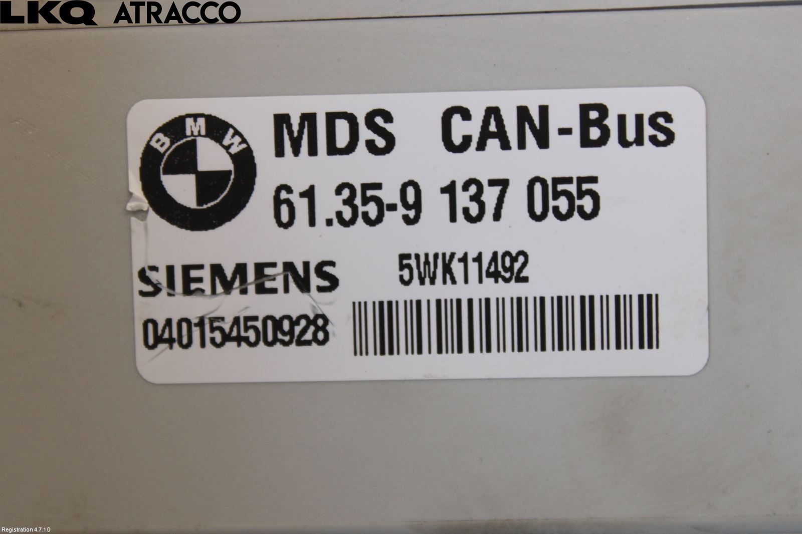 BMW 5 E60/61 Sed/Tou 02-10 Styreenhet Takluke