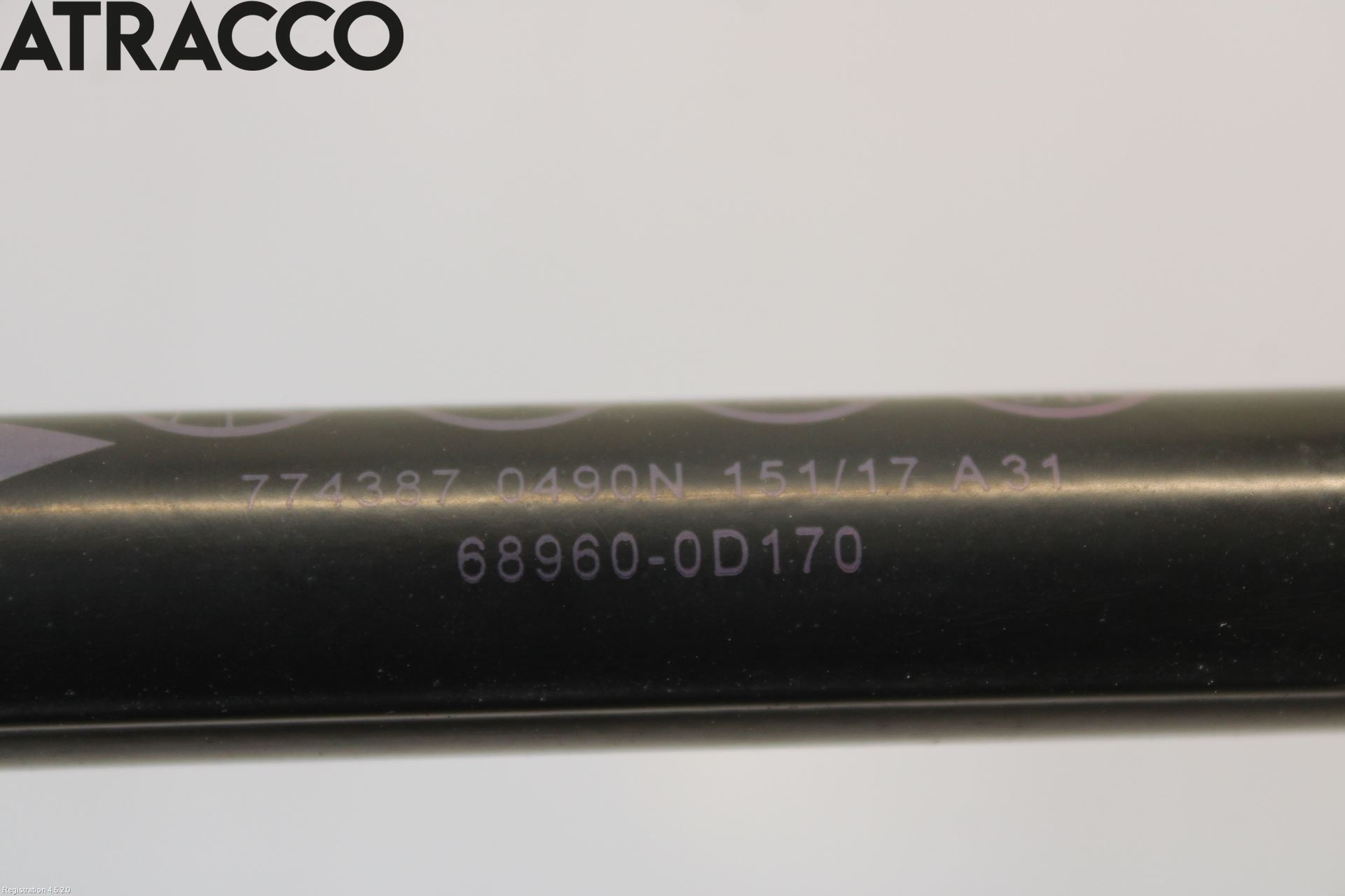 Toyota YARIS XP130 15-20 Bakluke Demper-Gassfjær