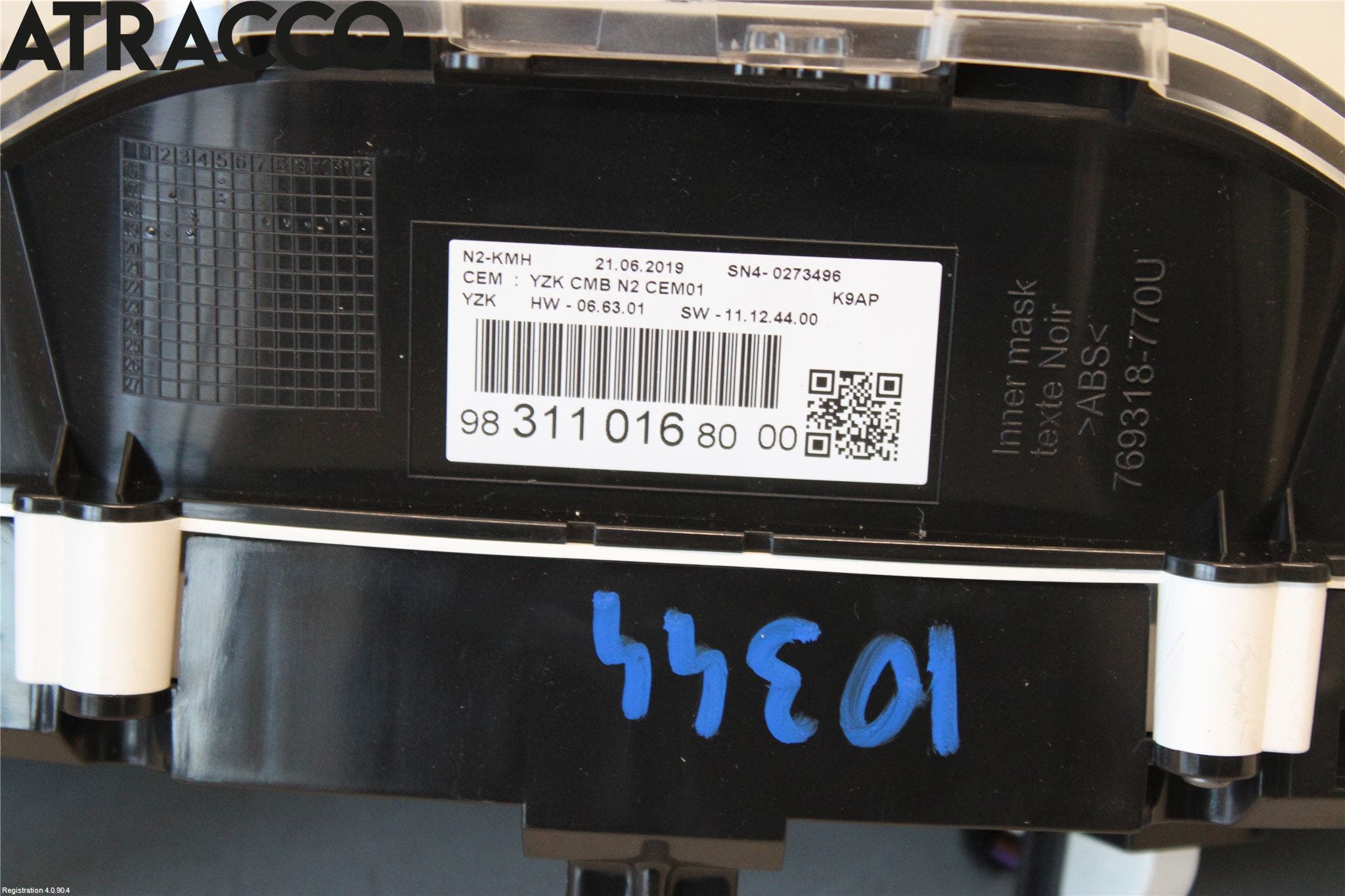 Peugeot PARTNER/E-PARTNER 19- Instr Kombinert