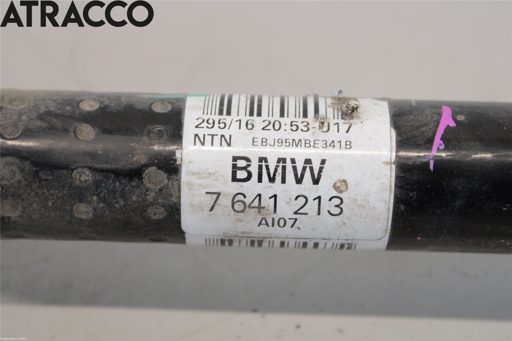 BMW i3 I01 13-22 Drivaksel Bak Kompl Venstre