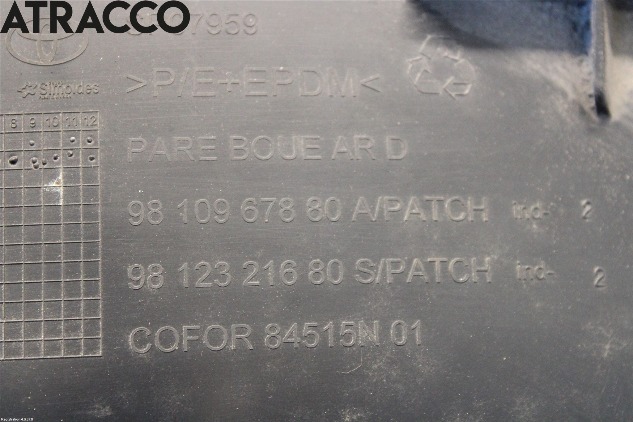 Peugeot EXPERT/E-EXPERT 17- Skjerm Indre