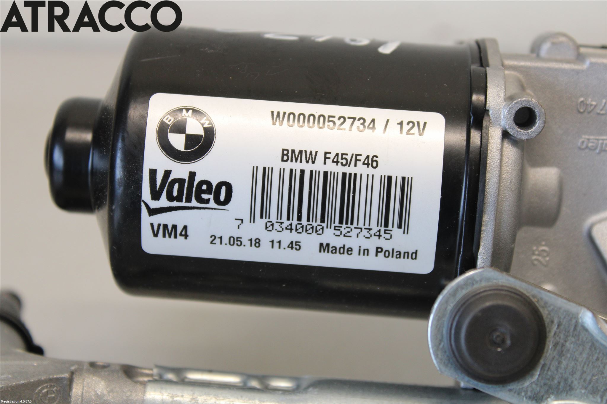 BMW 2 F45 Active Tourer 14-21 Viskermotor Frontrute