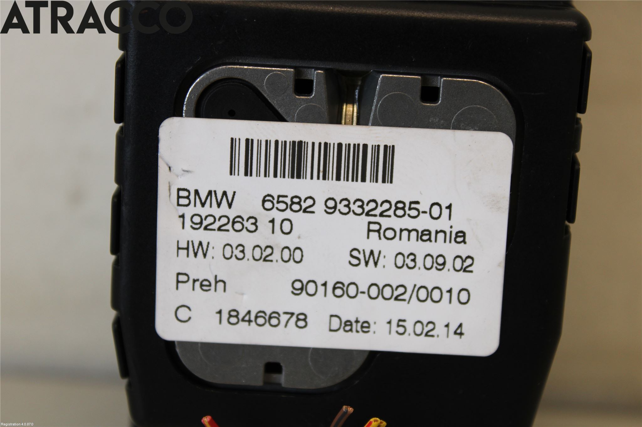 BMW 3 F30/F31/F80 12-19 Bryter Multifunksjon