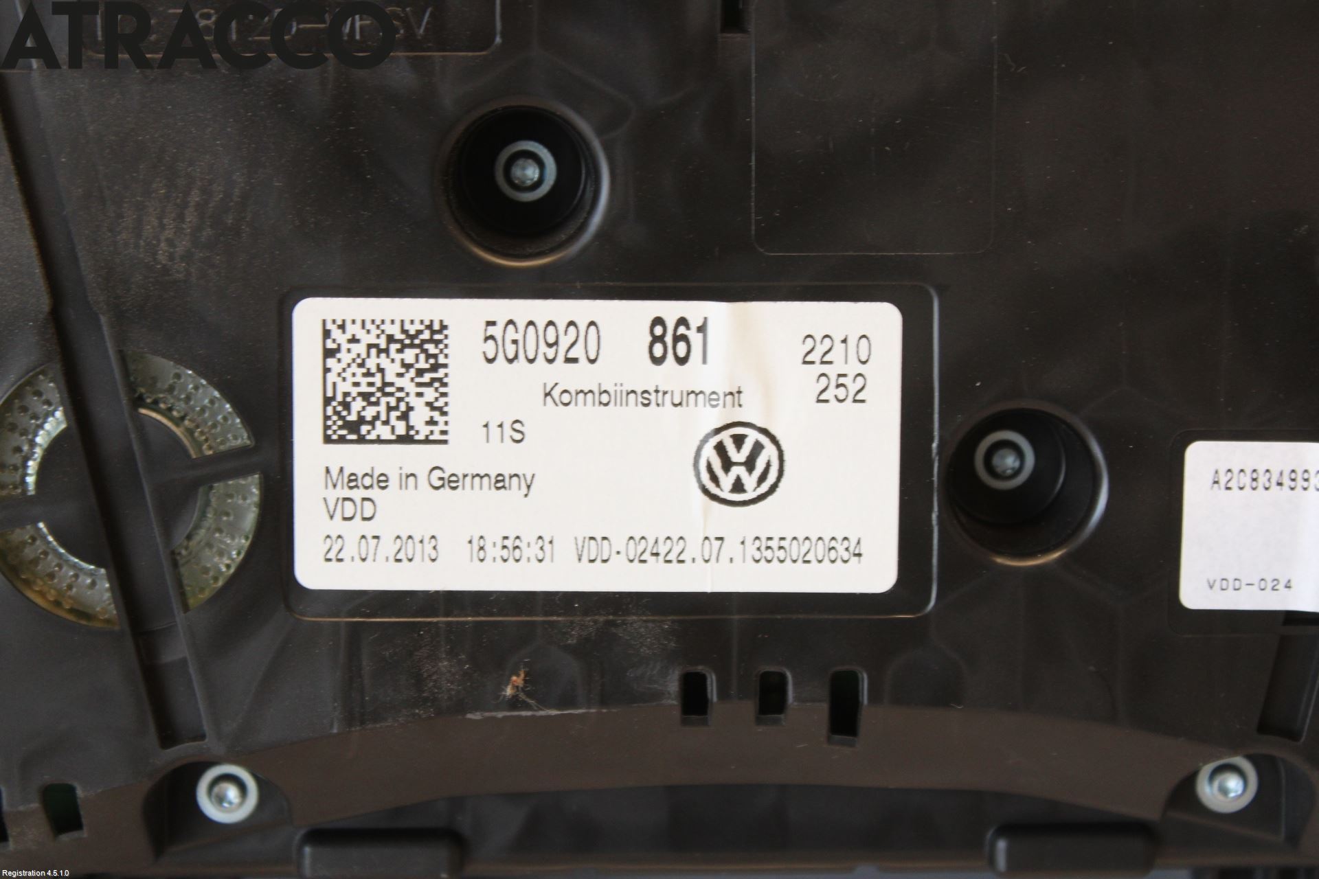 Volkswagen VW GOLF / E-GOLF VII 13-20 Instr Kombinert