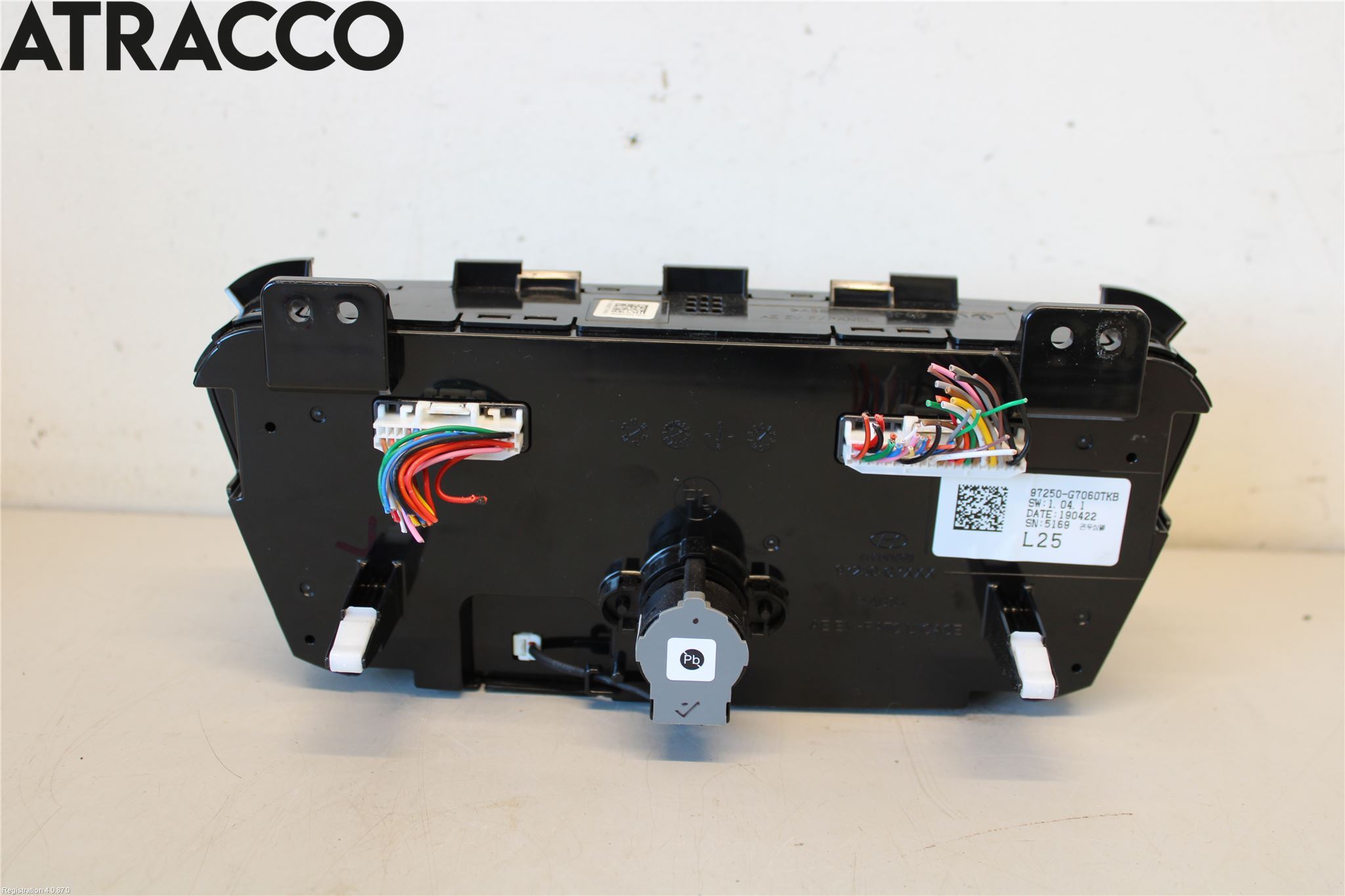 Hyundai IONIQ AE 17-22 Varme Ac Betjening-Display