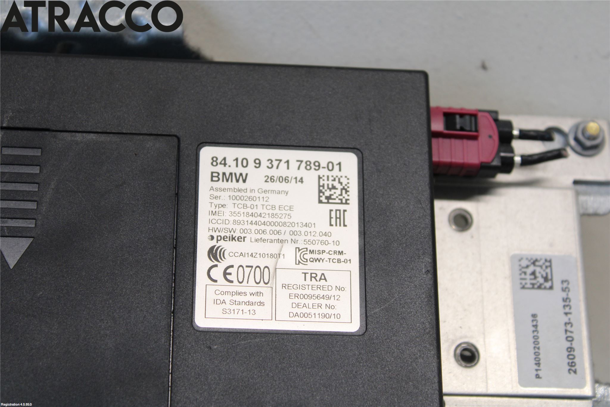 BMW 5 F10/F11/F18 09-17 Styreenhet Tale