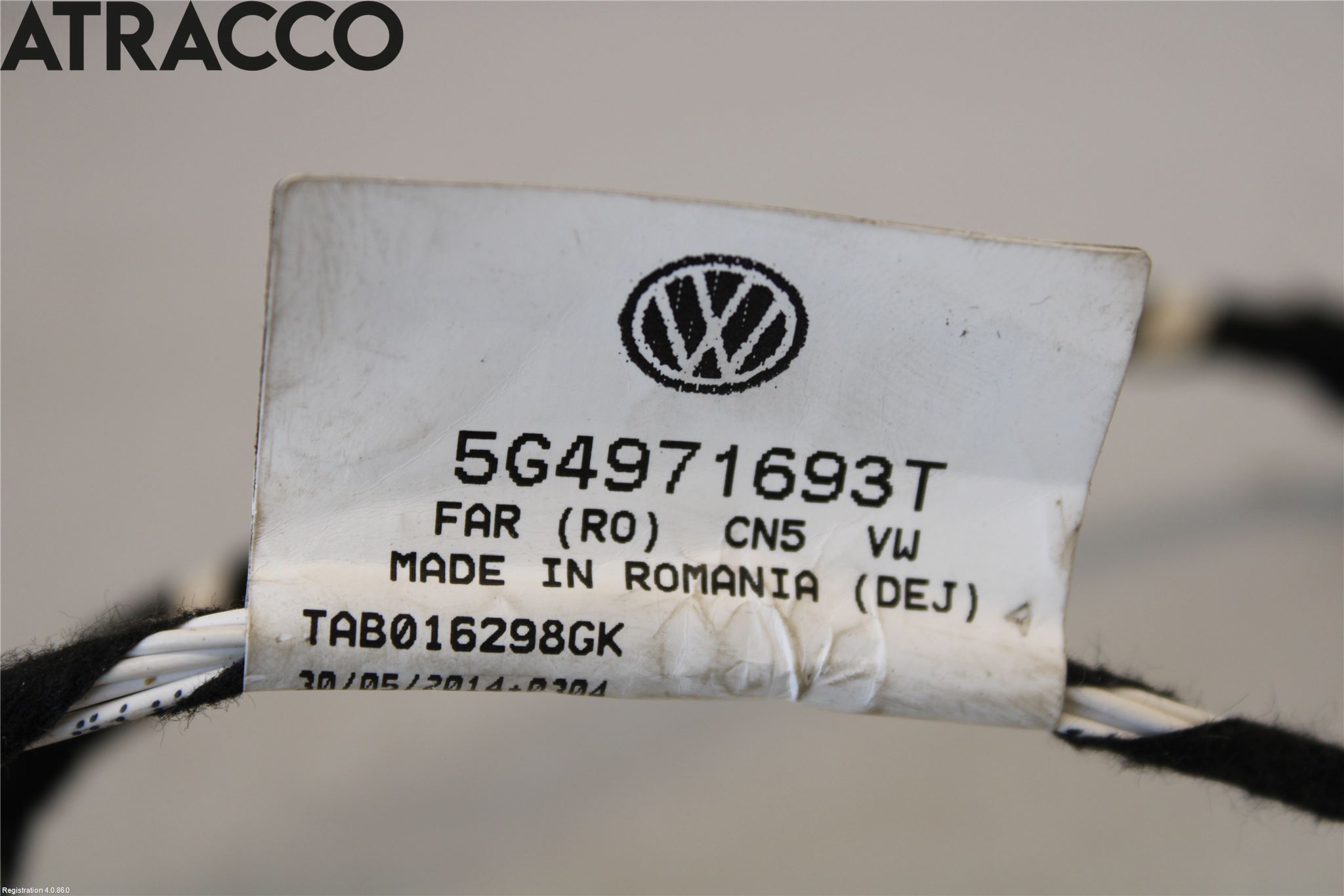 Volkswagen VW GOLF / E-GOLF VII 13-20 Ledningsnett