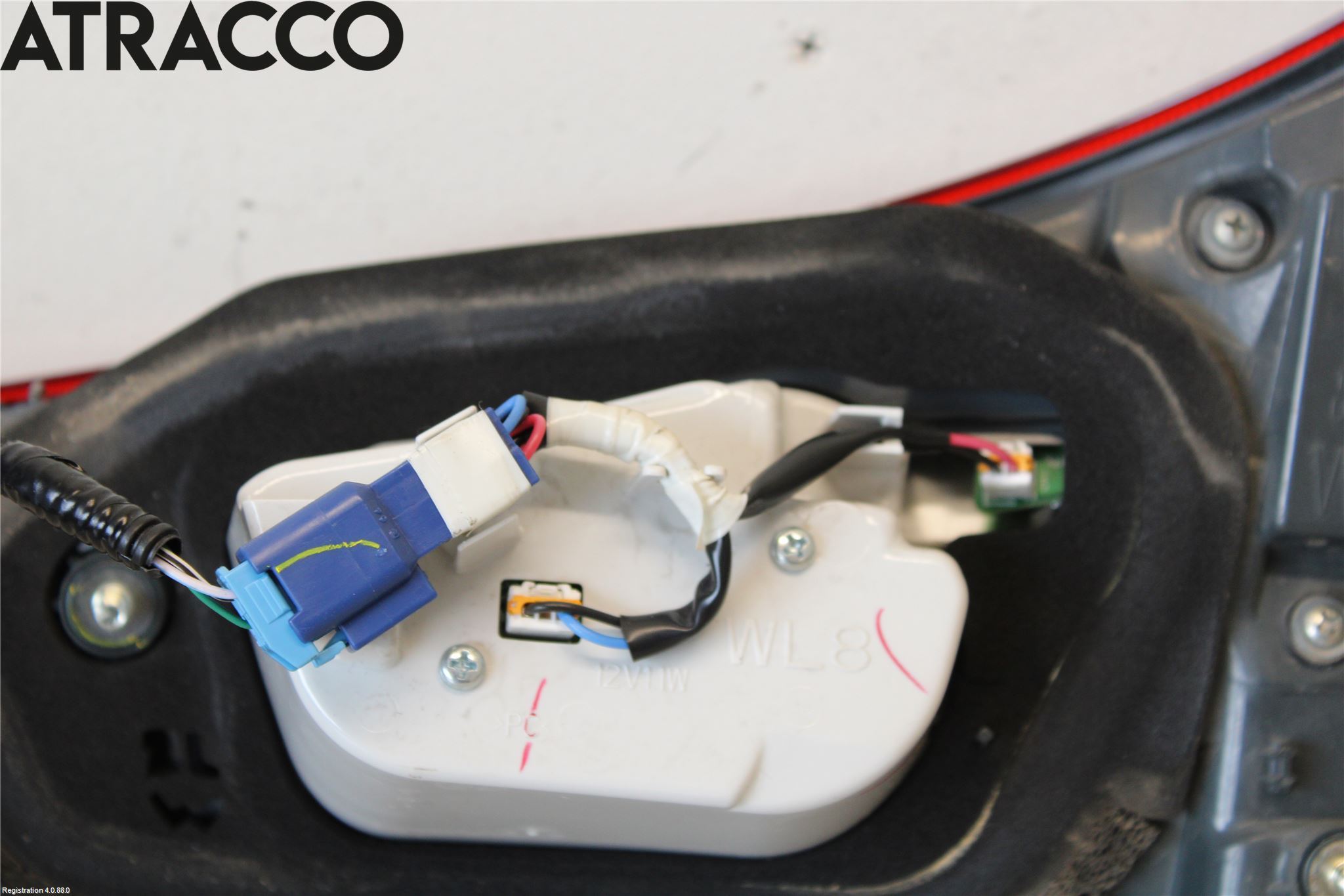 Toyota AURIS 13-19 Baklykt Venstre  På Luke(Indre