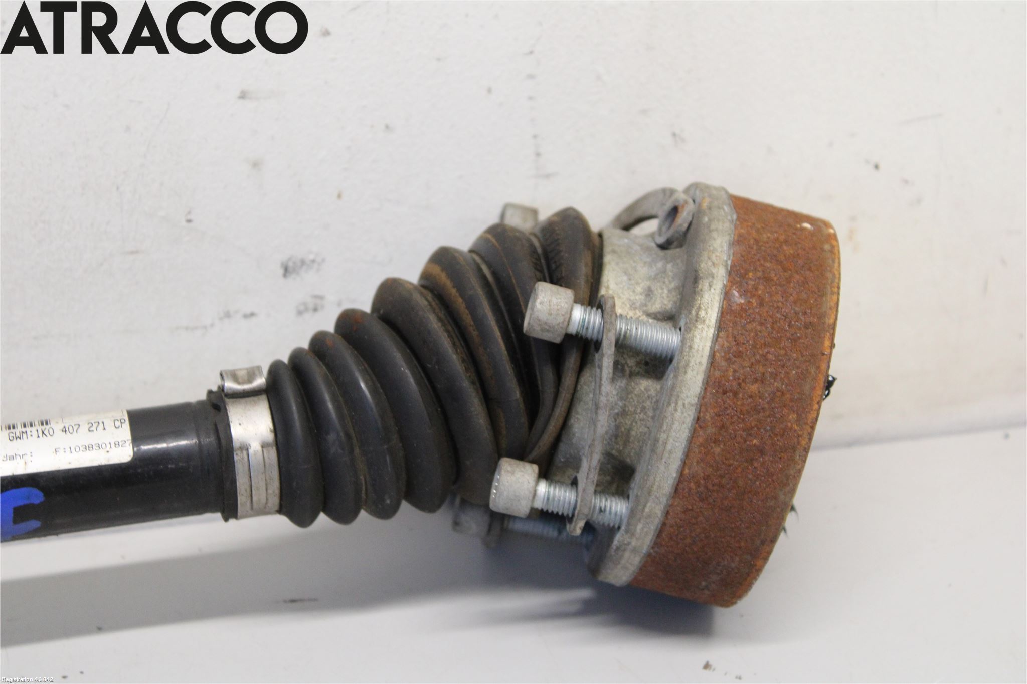 Volkswagen VW GOLF VI 09-13 Drivaksel Foran Kompl Venstre