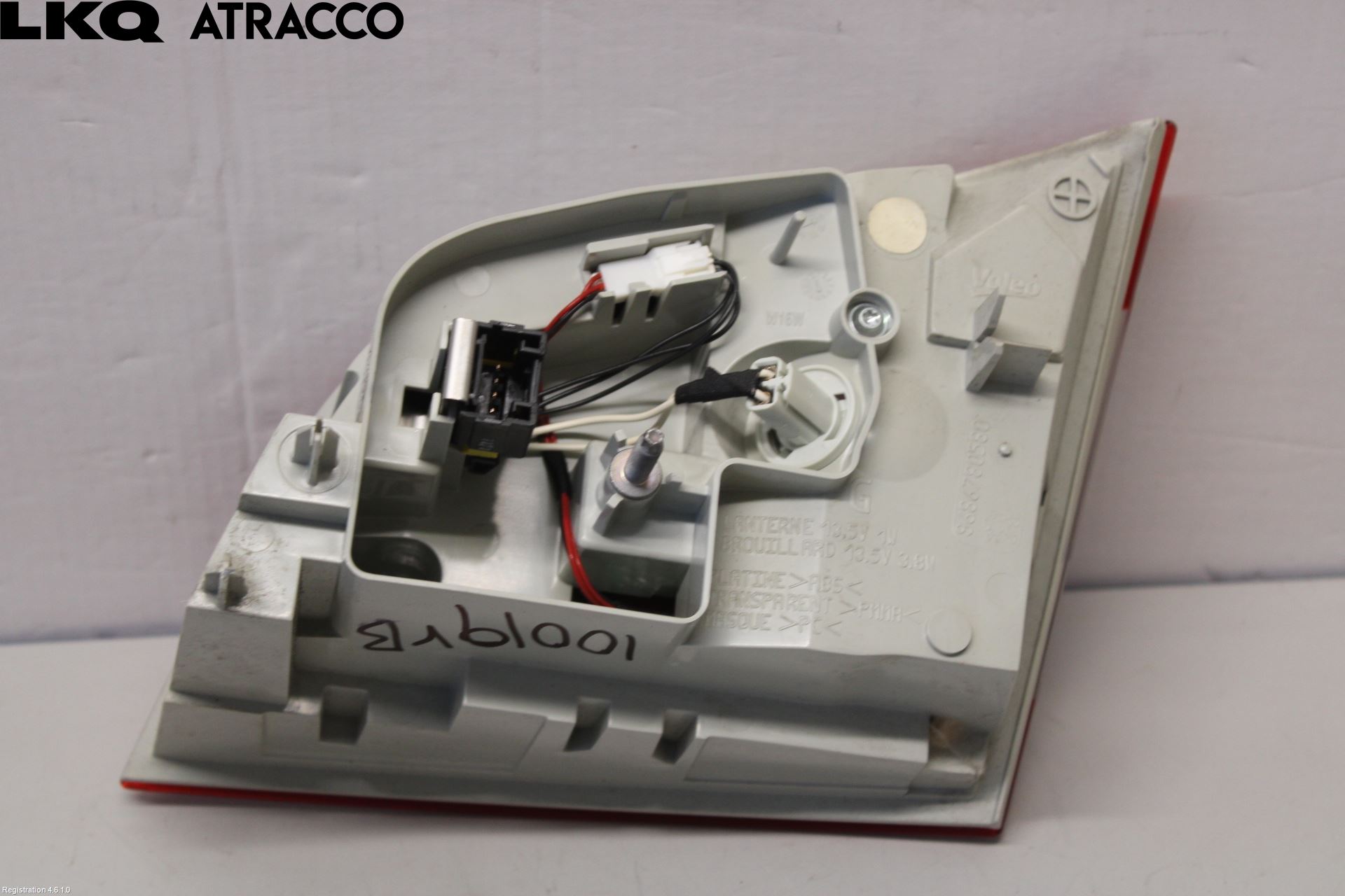 Peugeot 508 11-18 Baklykt Venstre  På Luke(Indre