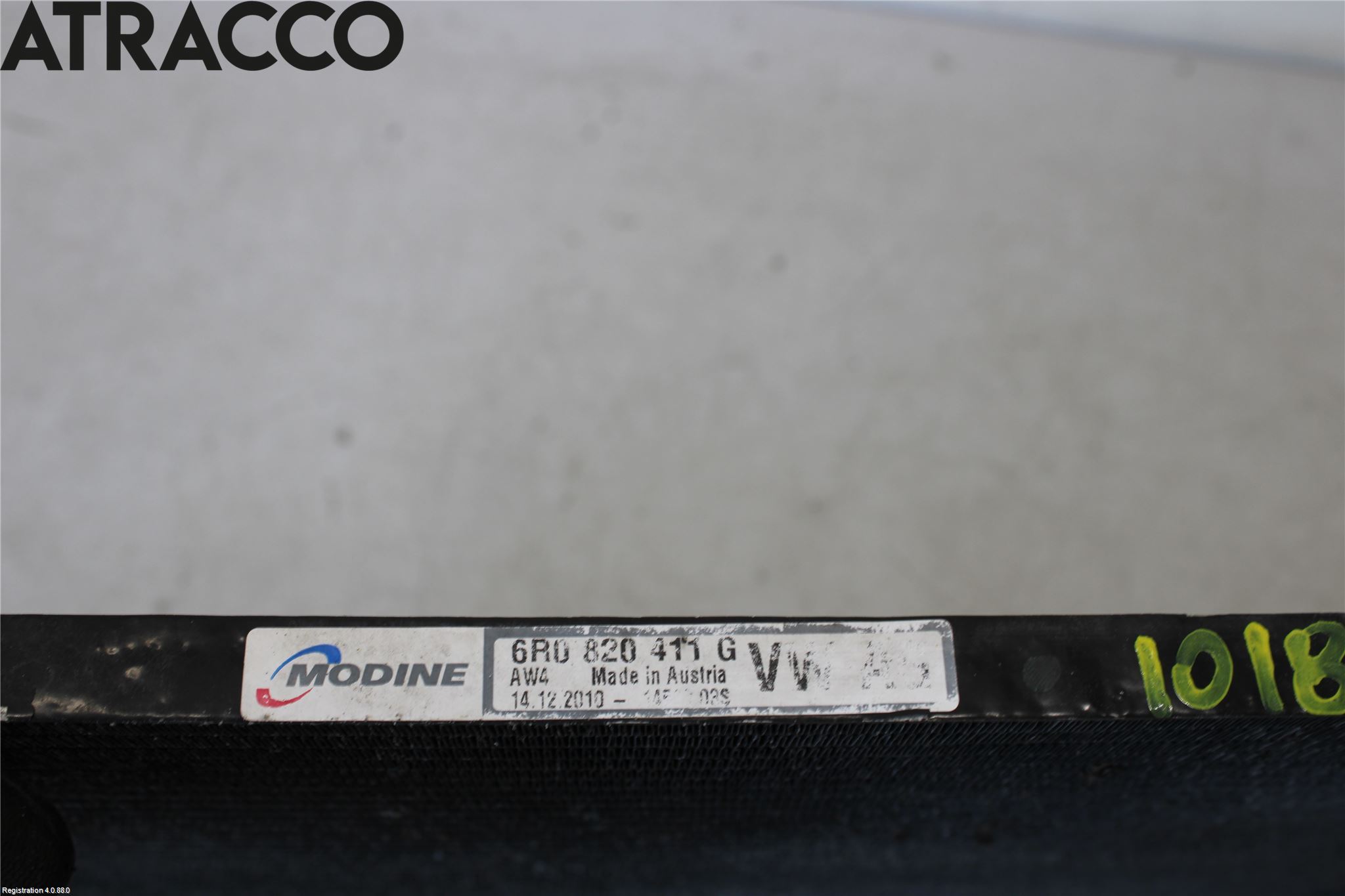 Audi A1/S1 11-18 Varme Ac Kondenser-Kjøler