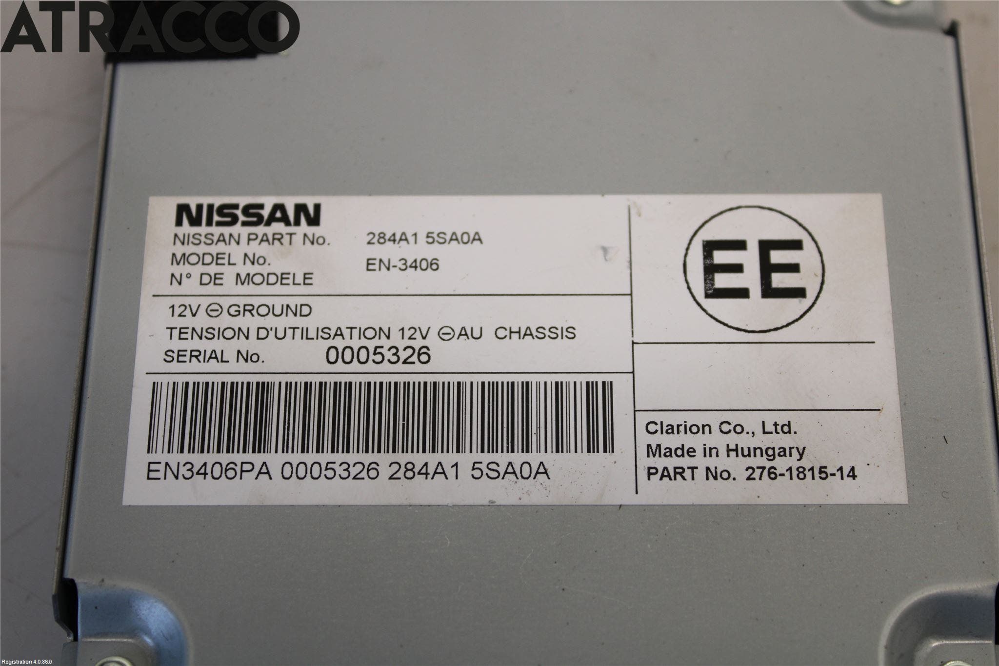 Nissan LEAF 18- Styreenhet Øvrig