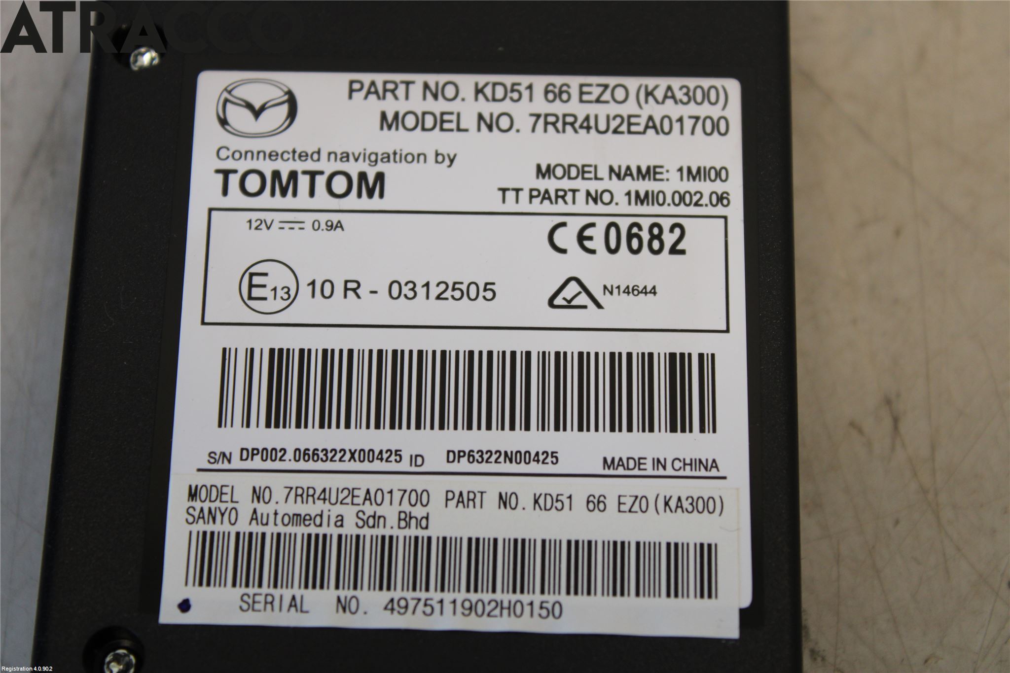 Mazda 6 13- Styreenhet Øvrig