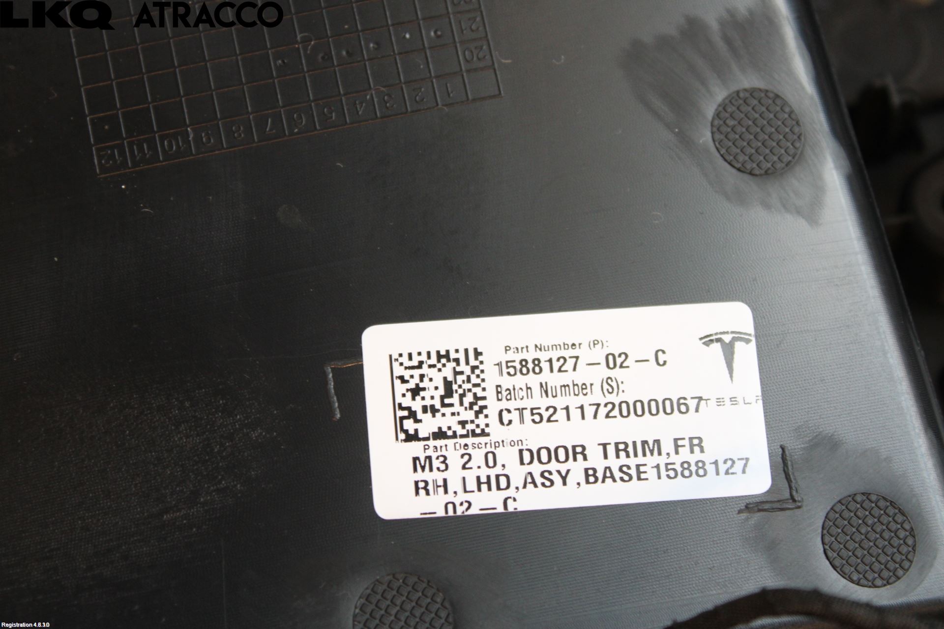 Tesla MODEL 3 17- Innr Dørtrekk Høyre