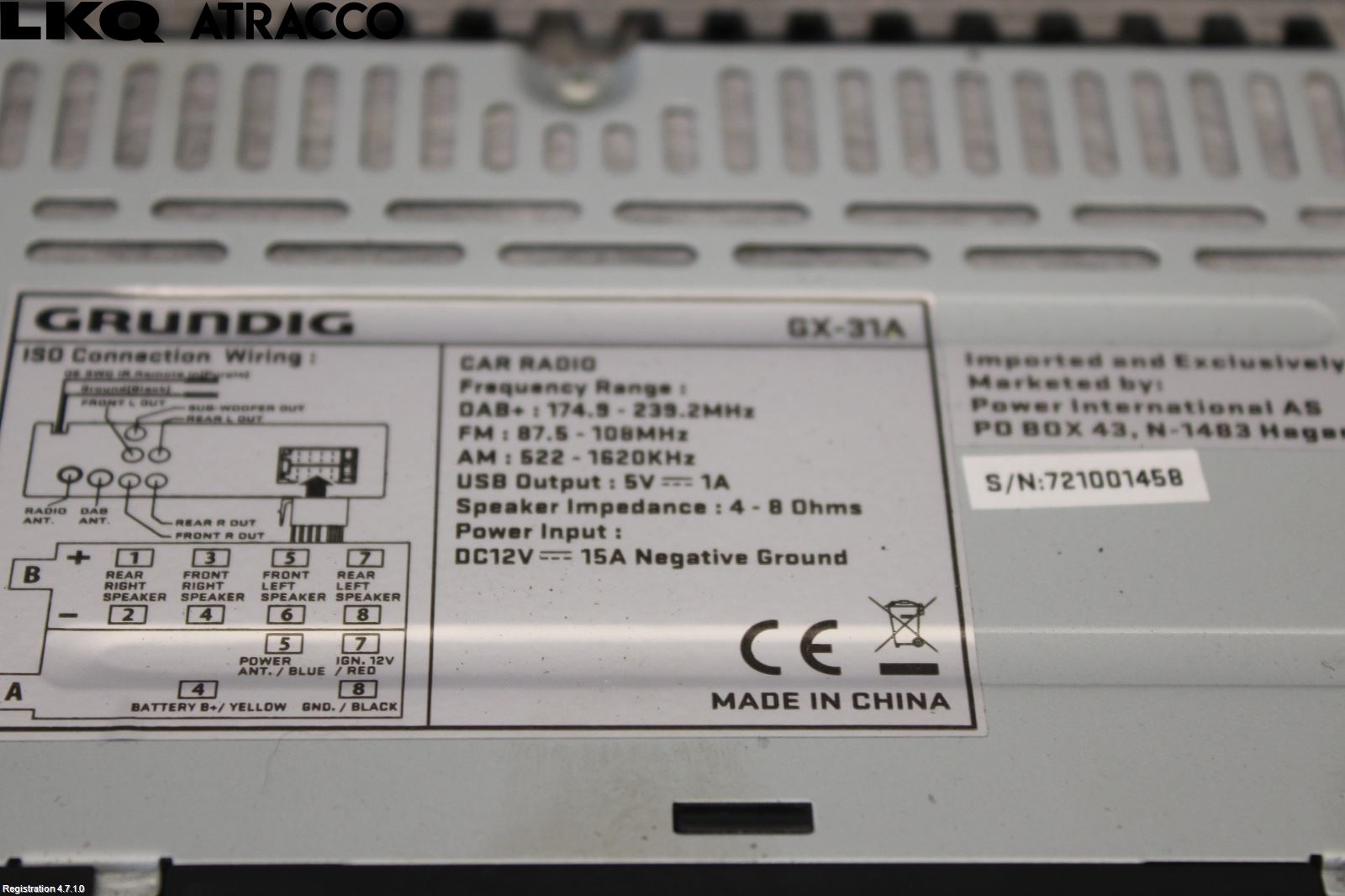 Subaru FORESTER SG 03-05 Stereo Radio