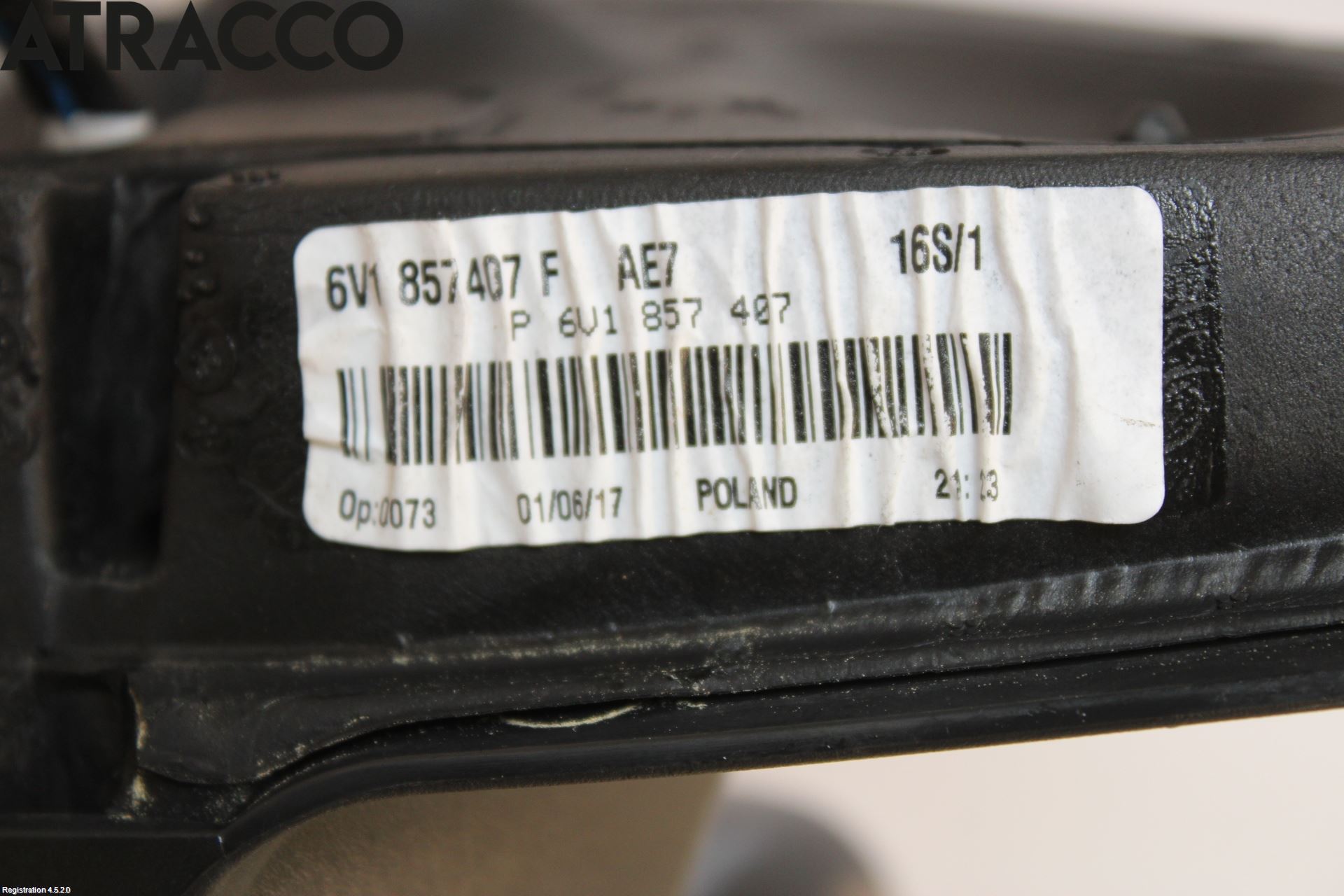 Skoda FABIA 15-21 Speil V M-El Justering