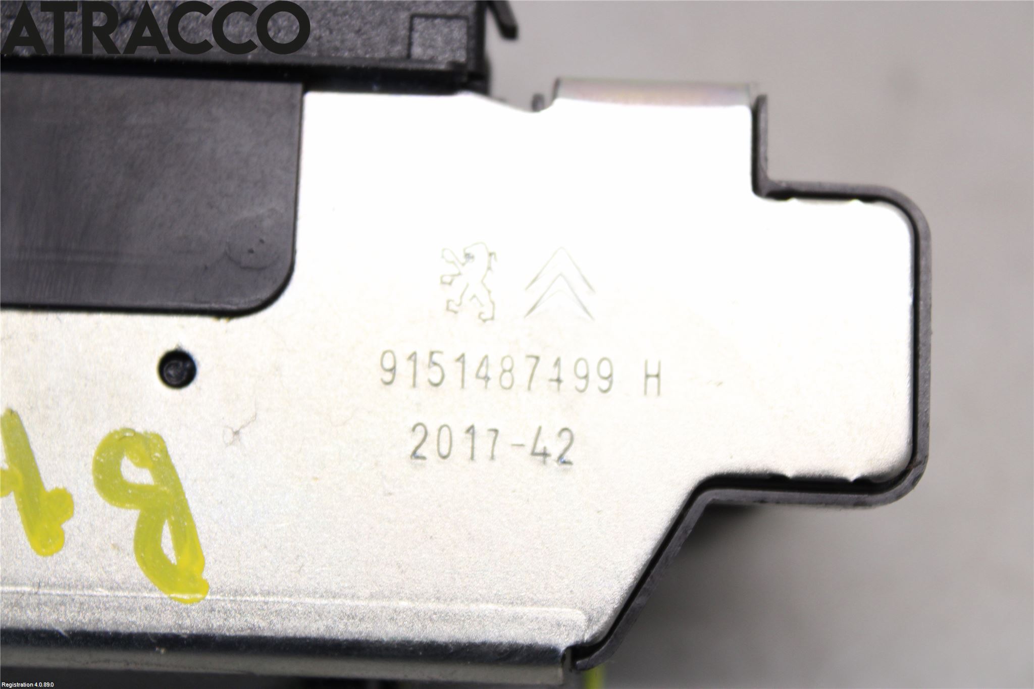 Peugeot 2008 13-20 Bakluke-Lokk Låsekasse