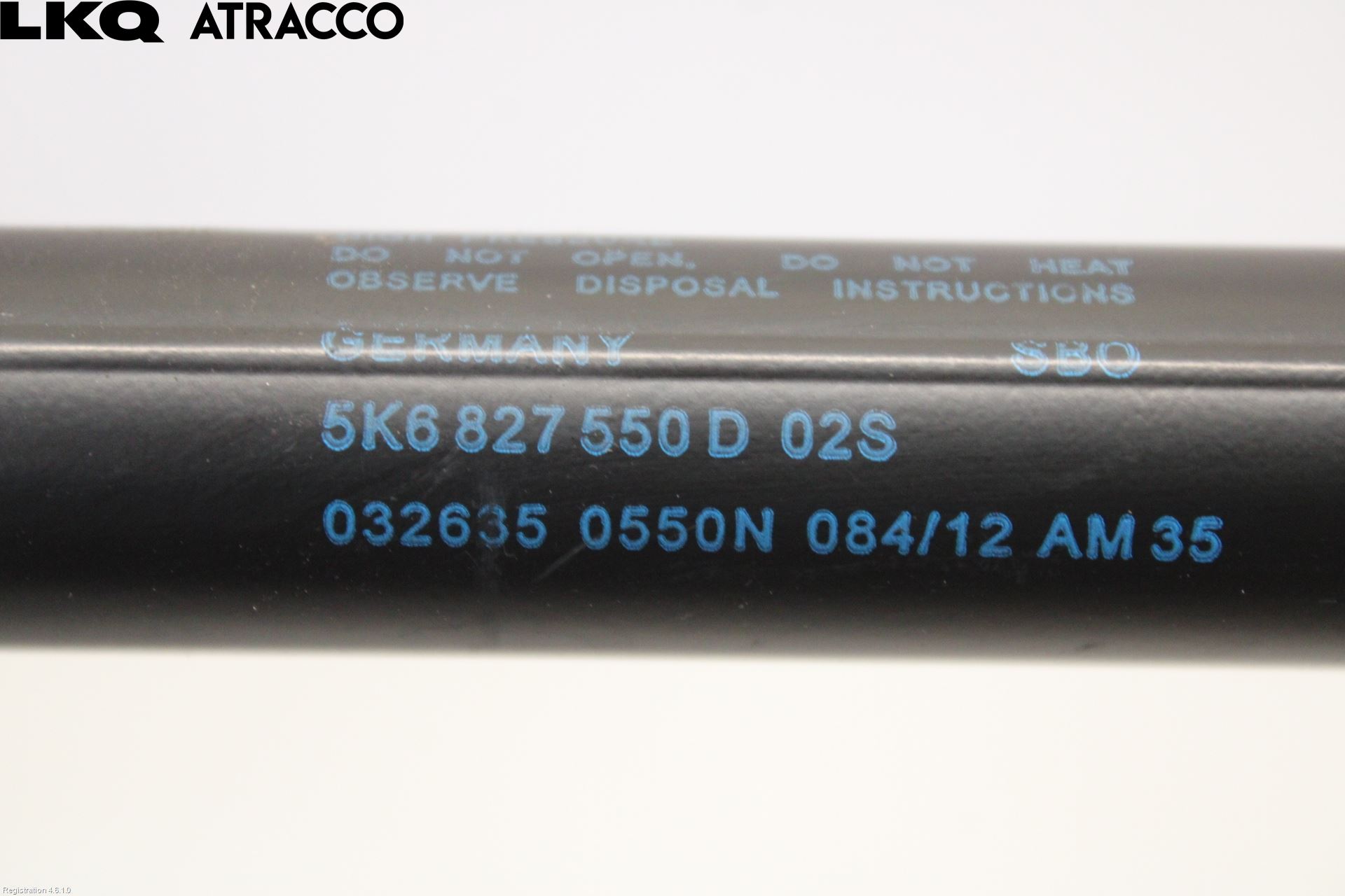 Volkswagen VW GOLF VI 09-13 Bakluke Demper-Gassfjær