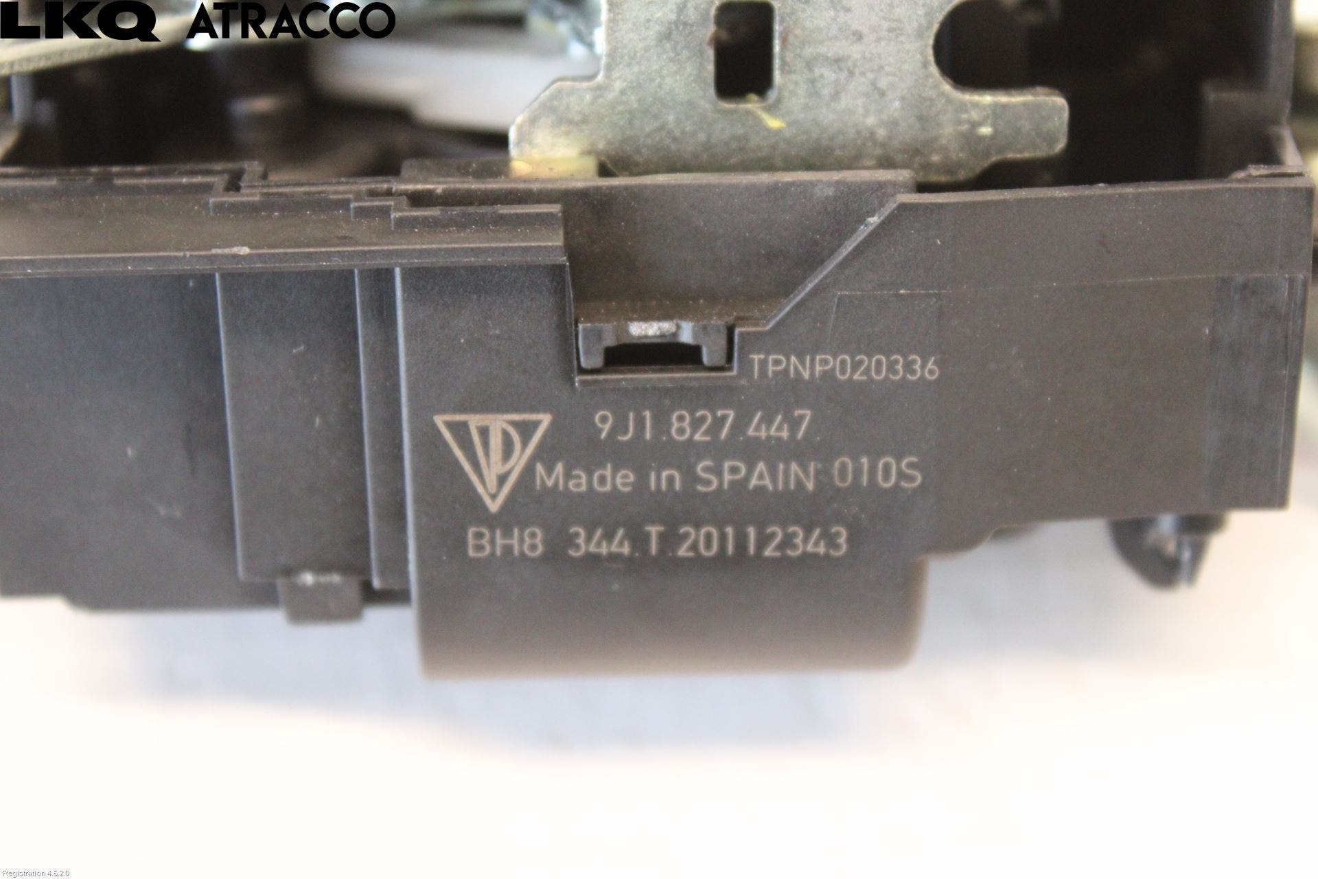 Porsche TAYCAN 20- Bakluke-Lokk Låsekasse