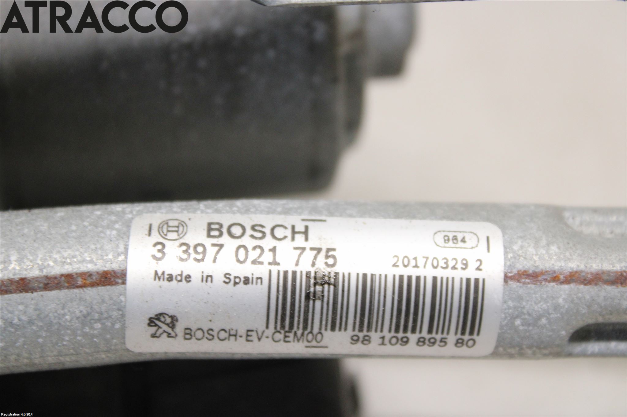 Peugeot 3008 17-24 Viskermotor Frontrute