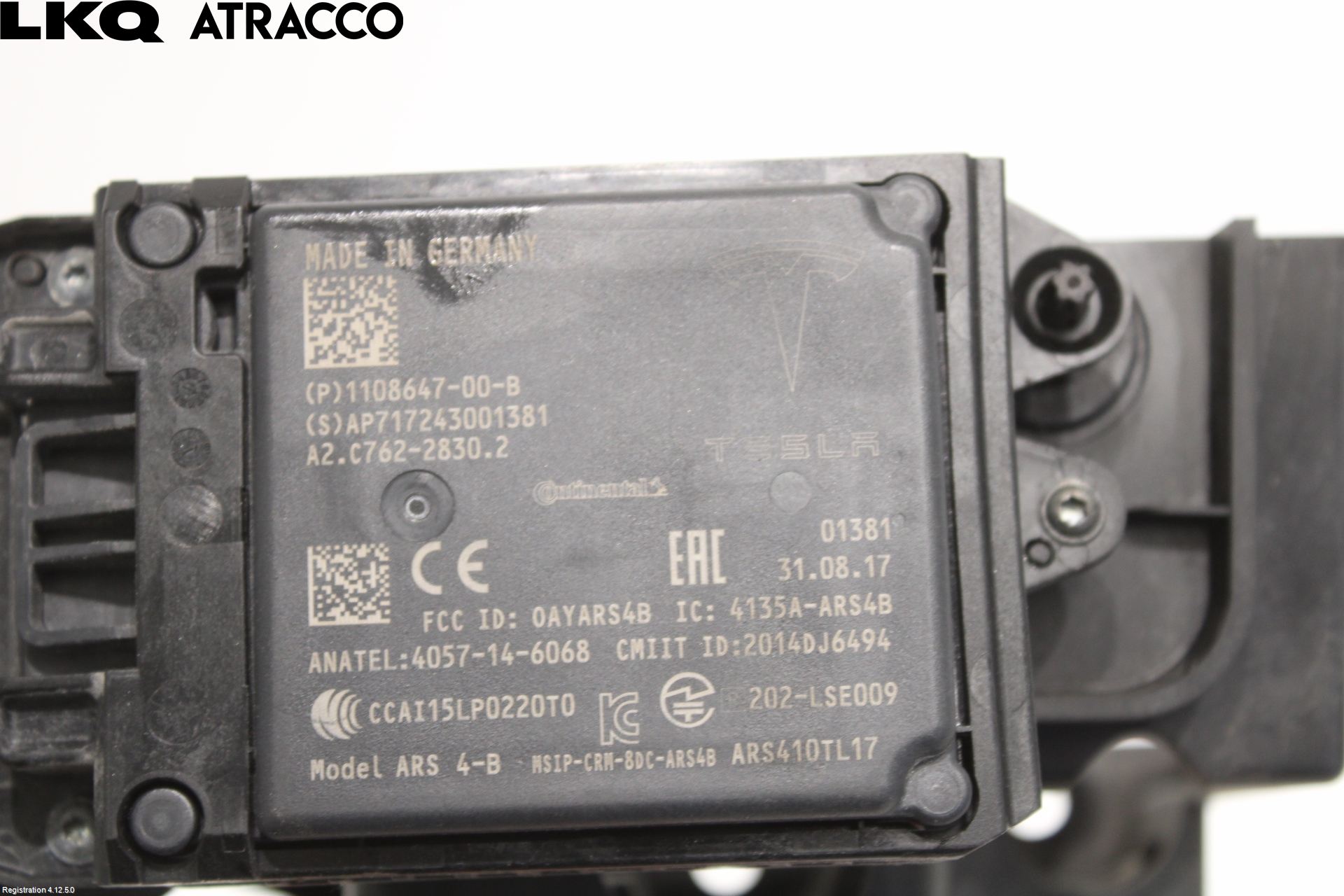 Tesla MODEL S 13- Sensor Fartsbegrensning