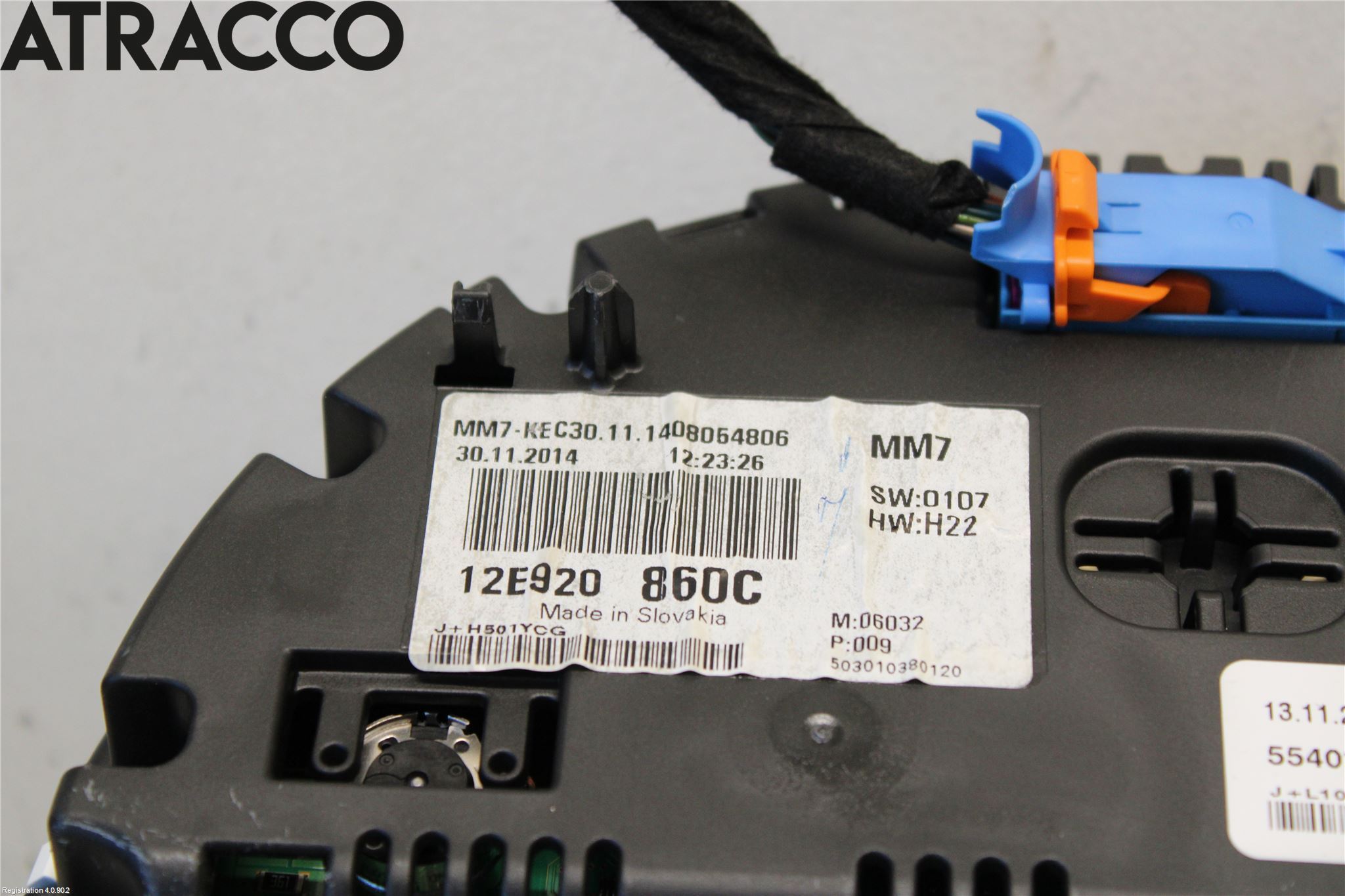 Volkswagen VW UP! / E-UP! Instr Kombinert