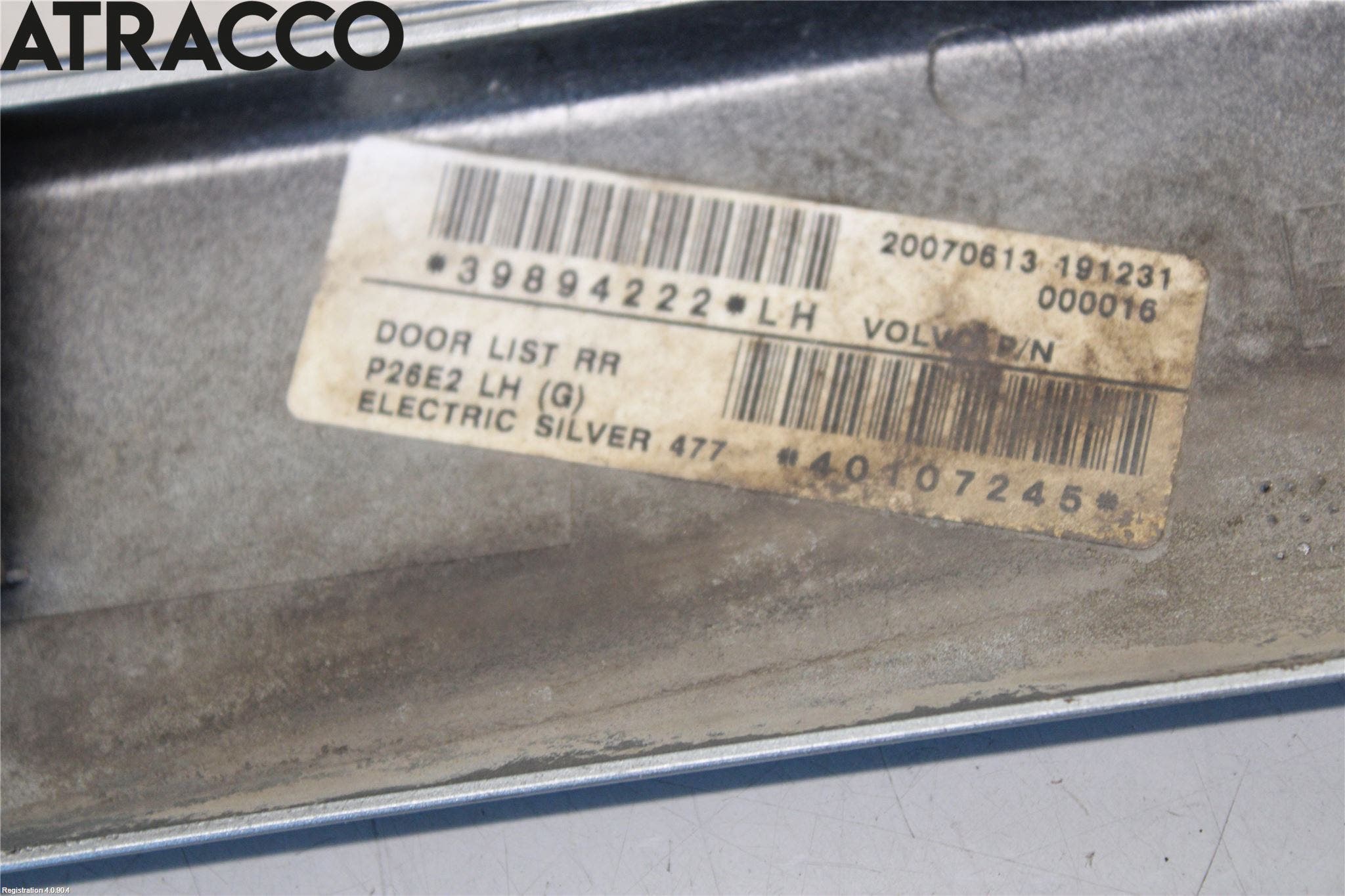 Volvo V70 05-08 Dør Dekorlist Vb