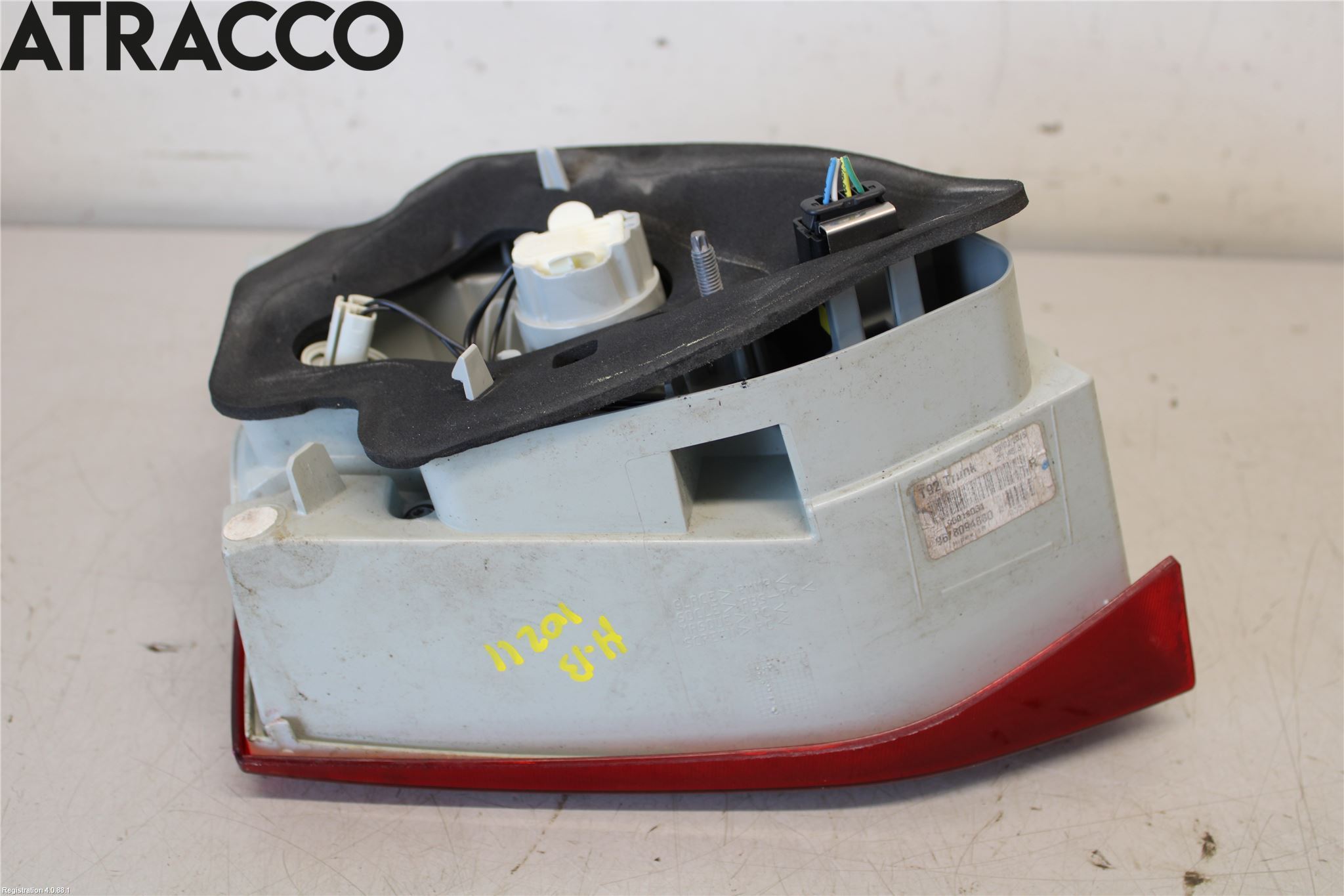 Peugeot 308 14-21 Baklykt Høyre  På Luke(Indre)