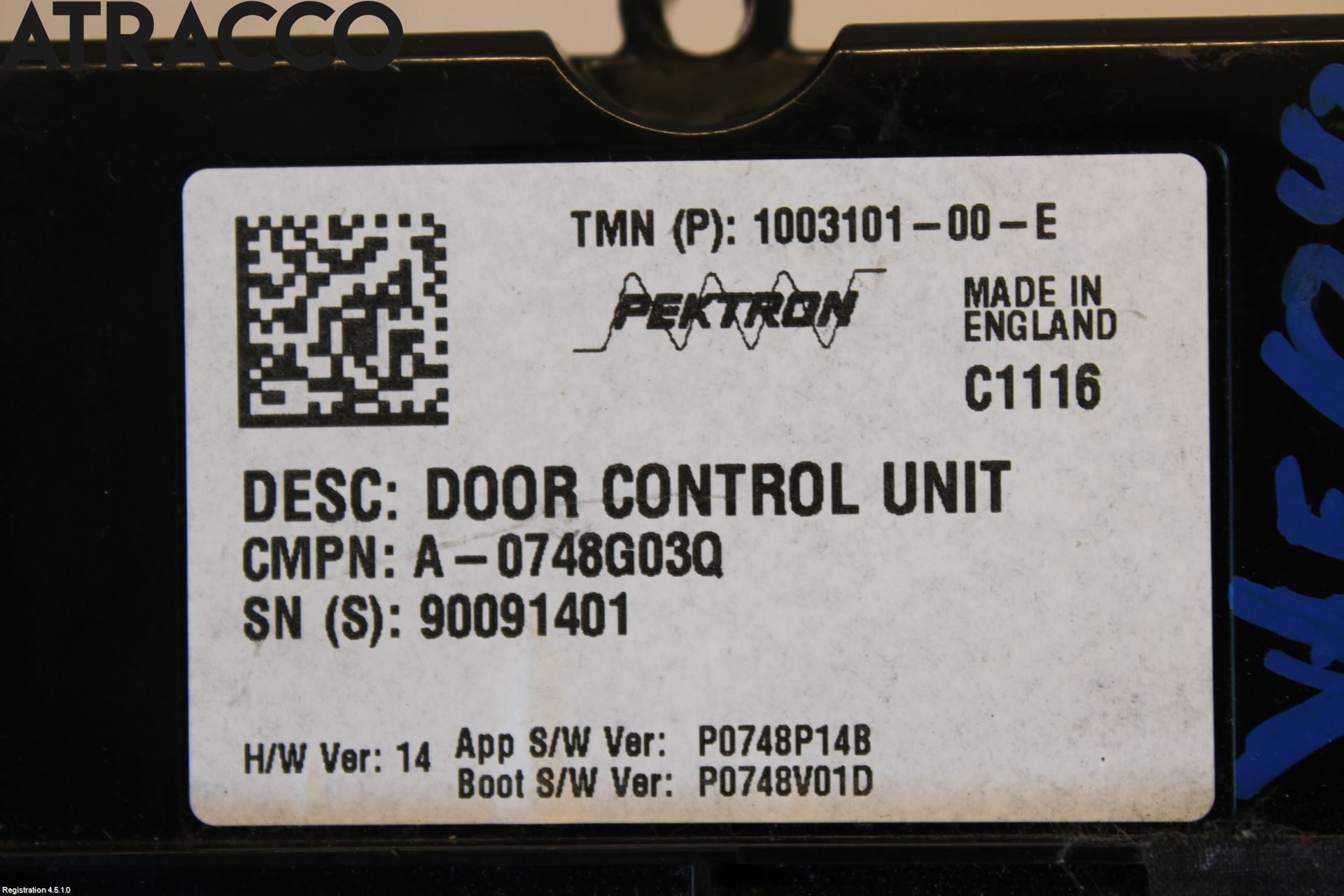 Tesla MODEL S 13- Styreenhet Dør