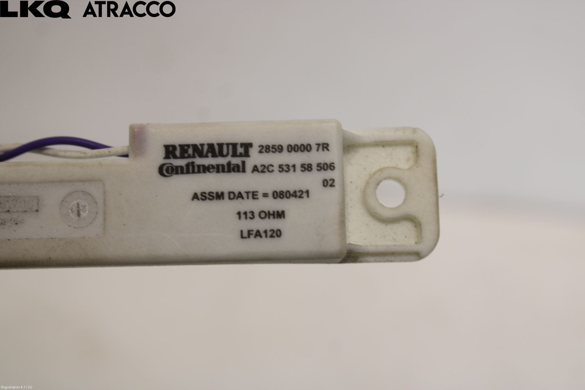 Renault ZOE/E-TECH 13- Stereo Antenne Radio-Tv