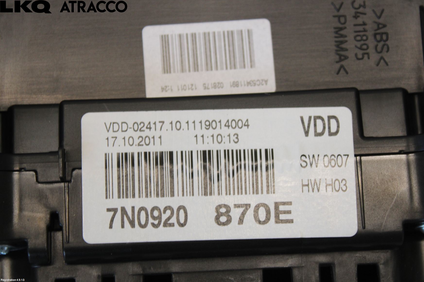 Volkswagen VW SHARAN 11- Instr Kombinert