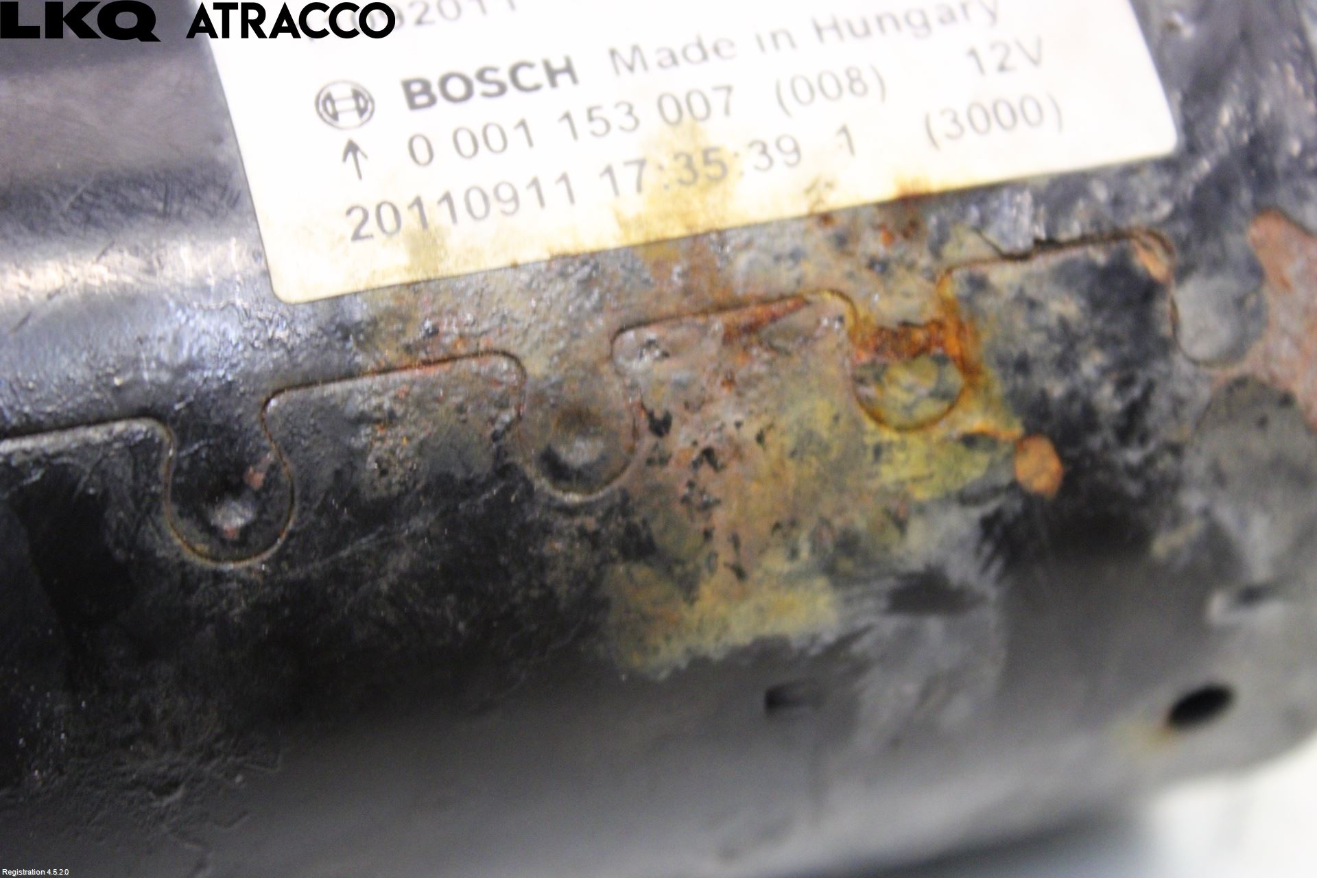 Volkswagen VW TOURAN 10-15 Startmotor Diesel