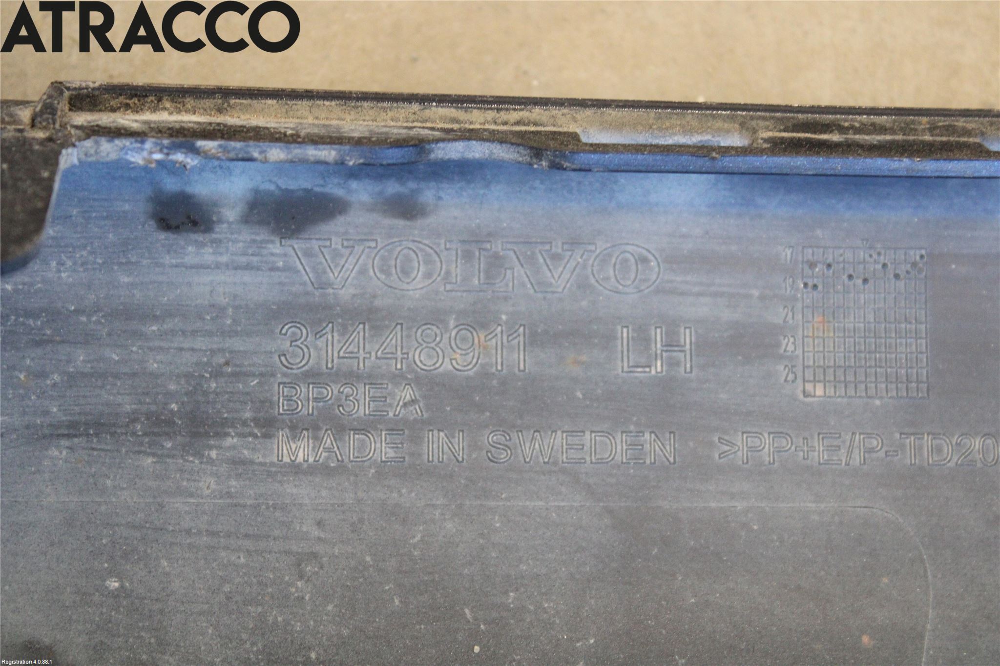 Volvo V60 19- Kanalskjørt Venstre