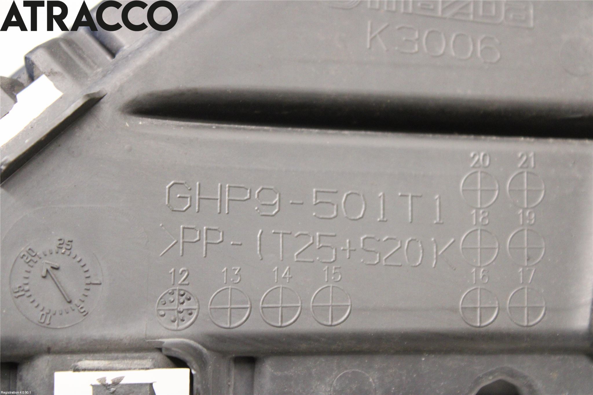 Mazda 6 13- Grilldel Midt