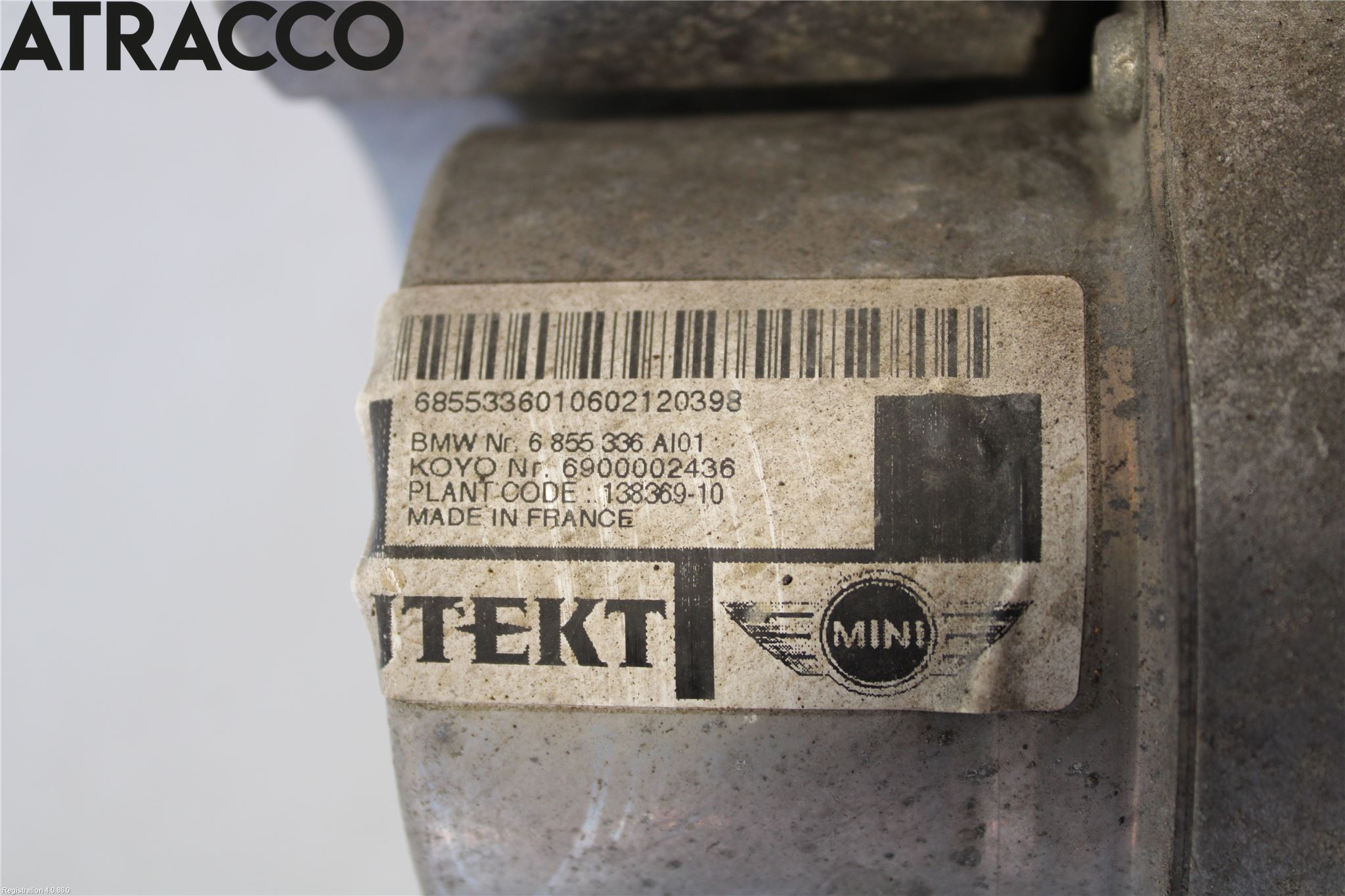 Mini COUPE R56 05-14 Servo Snekke - Tannstang