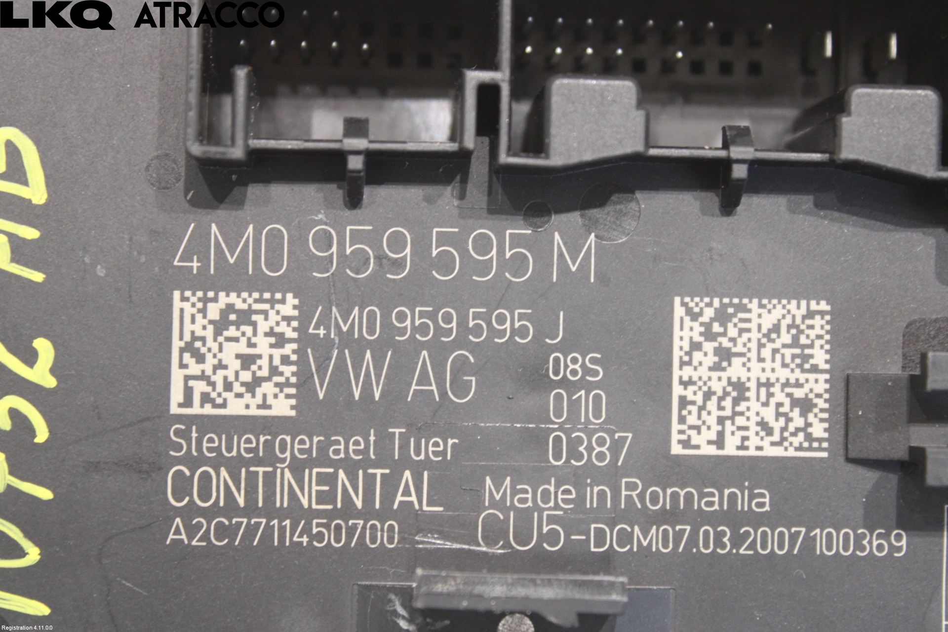 Audi E-TRON, S GE 19- Styreenhet Dør