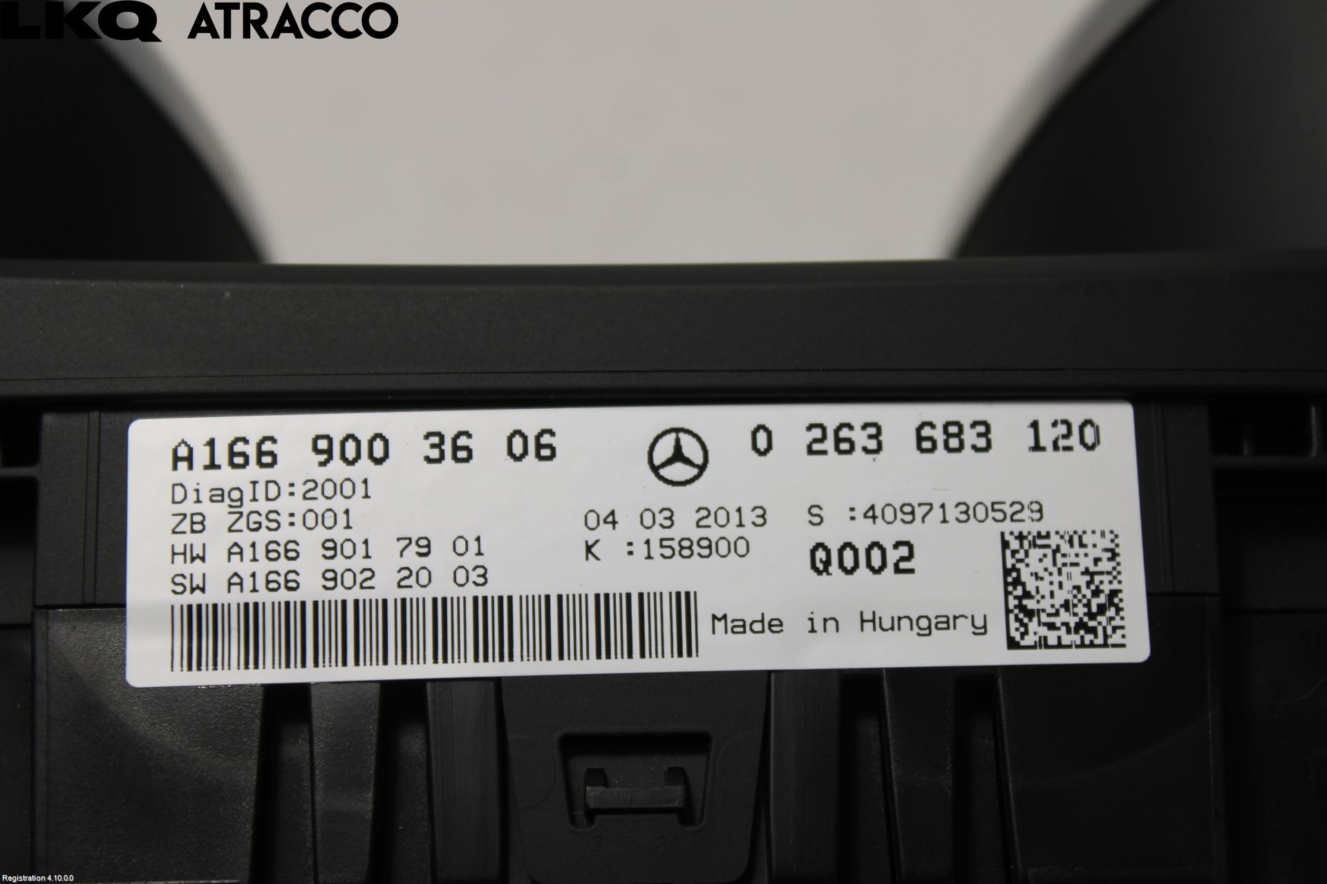 Mercedes-Benz MB ML/GLE-KLASS (W166) 12-18 Instr Kombinert
