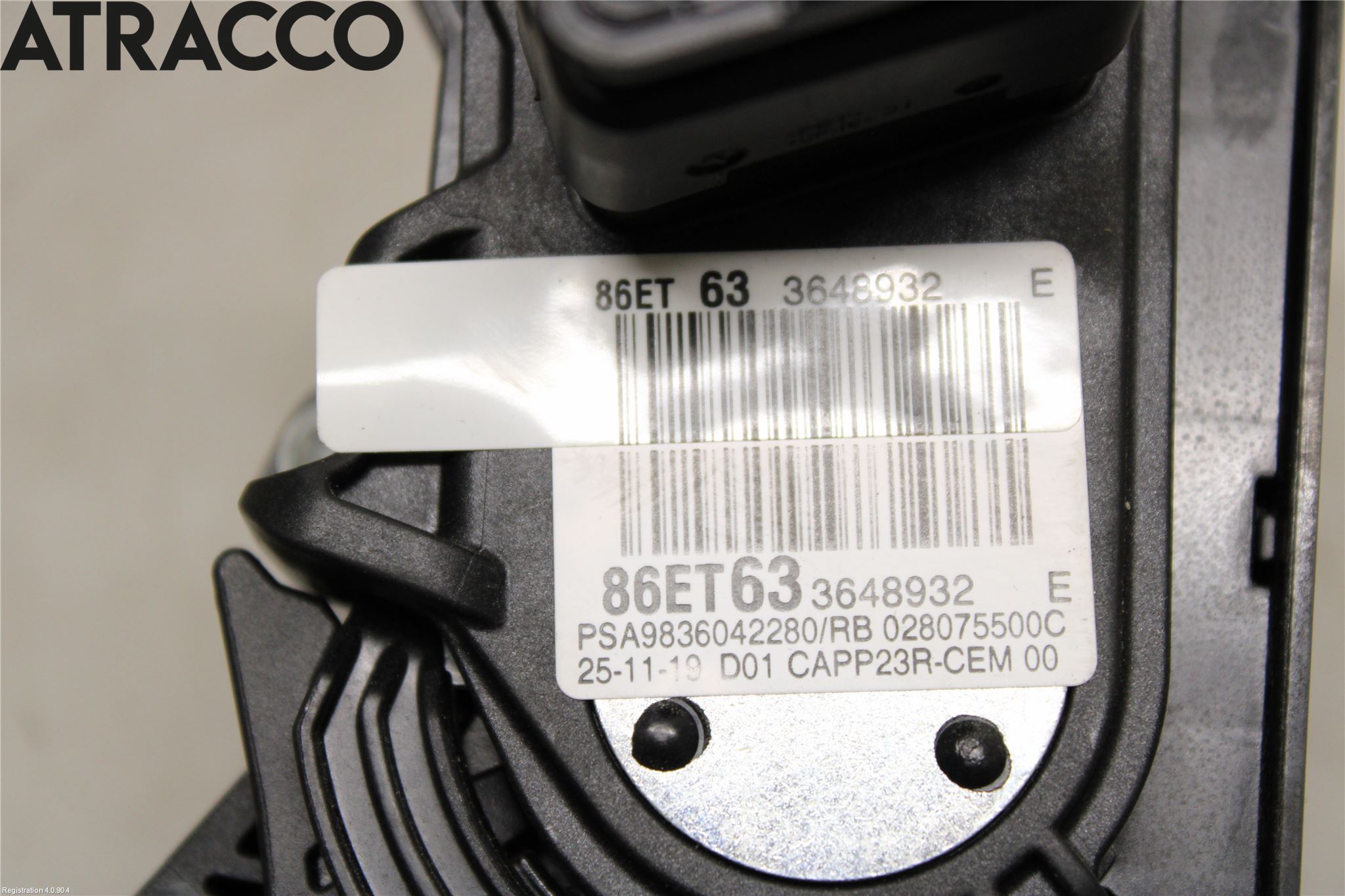 Citroen JUMPY 07-16 Gasspedal