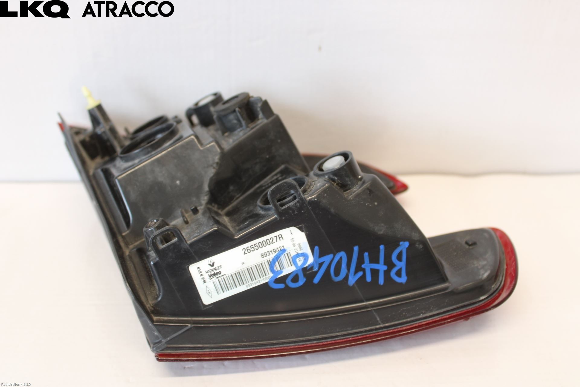 Renault MEGANE III 09-15 Baklykt Høyre  På Luke(Indre)