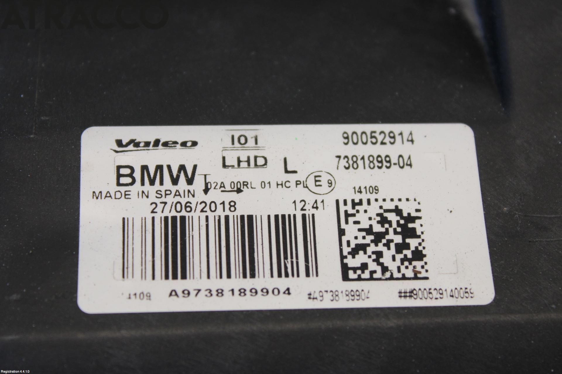BMW i3 I01 13-22 Frontlykt Venstre