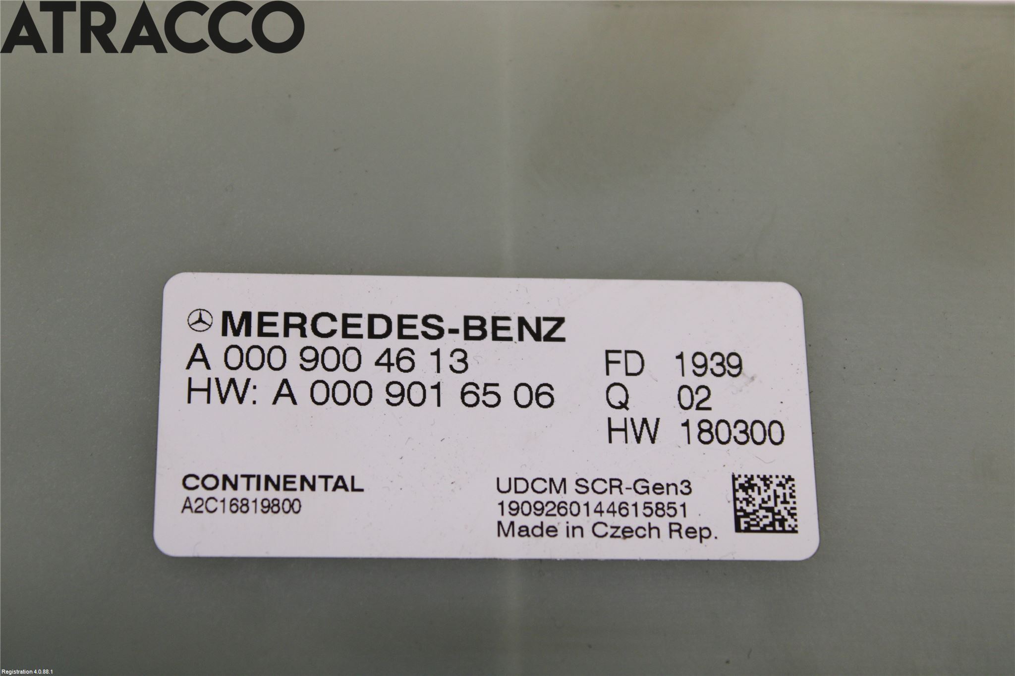 Mercedes-Benz MB B-KLASS (W246/W242) 12-19 Styreenhet Eksosrensing