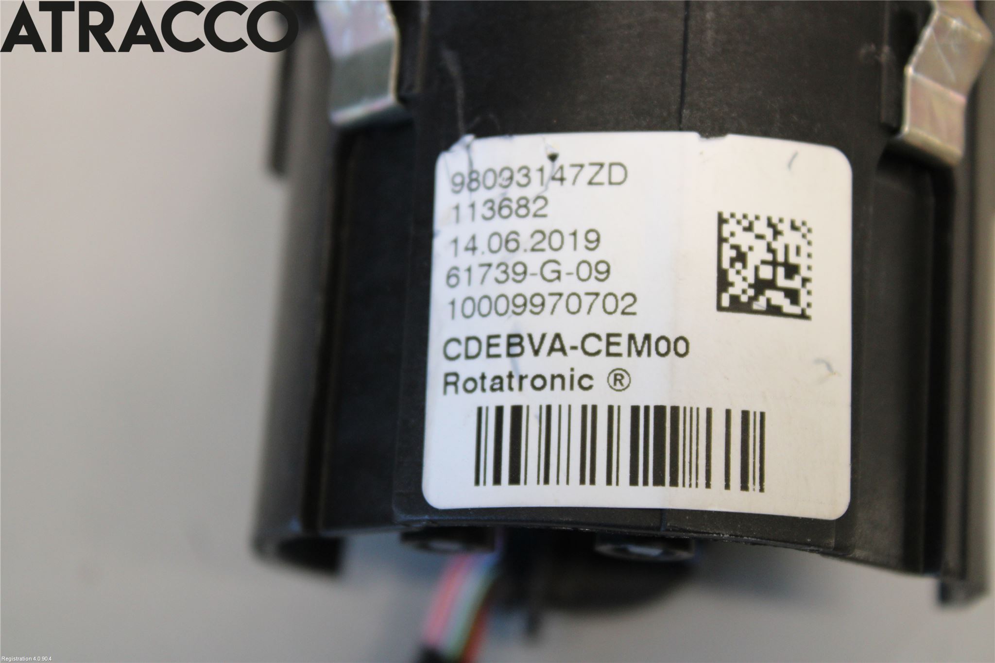 Peugeot PARTNER/E-PARTNER 19- Bryter Gearkasse