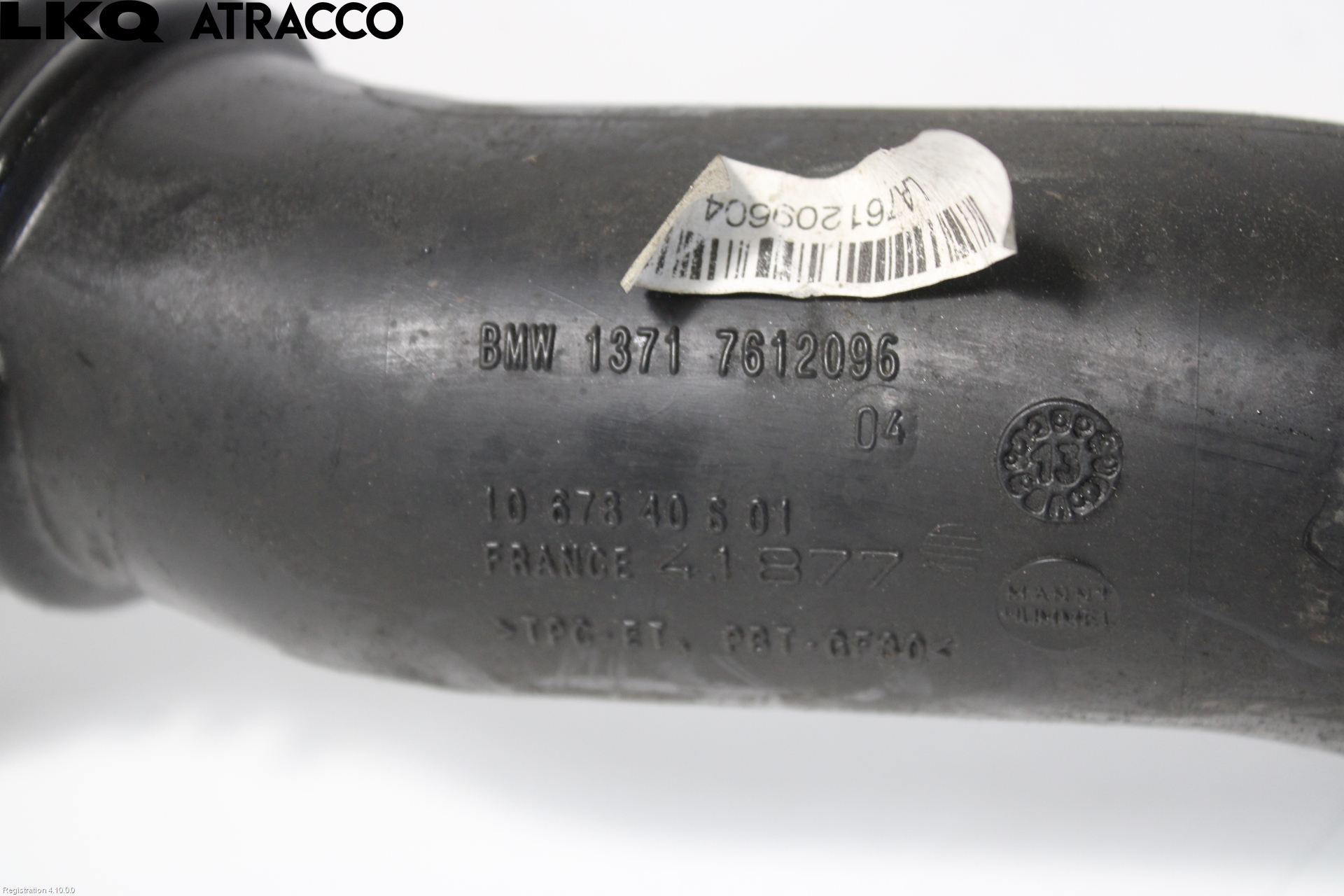 BMW 5 F10/F11/F18 09-17 Forg-Belg-Rør Mot Luftr