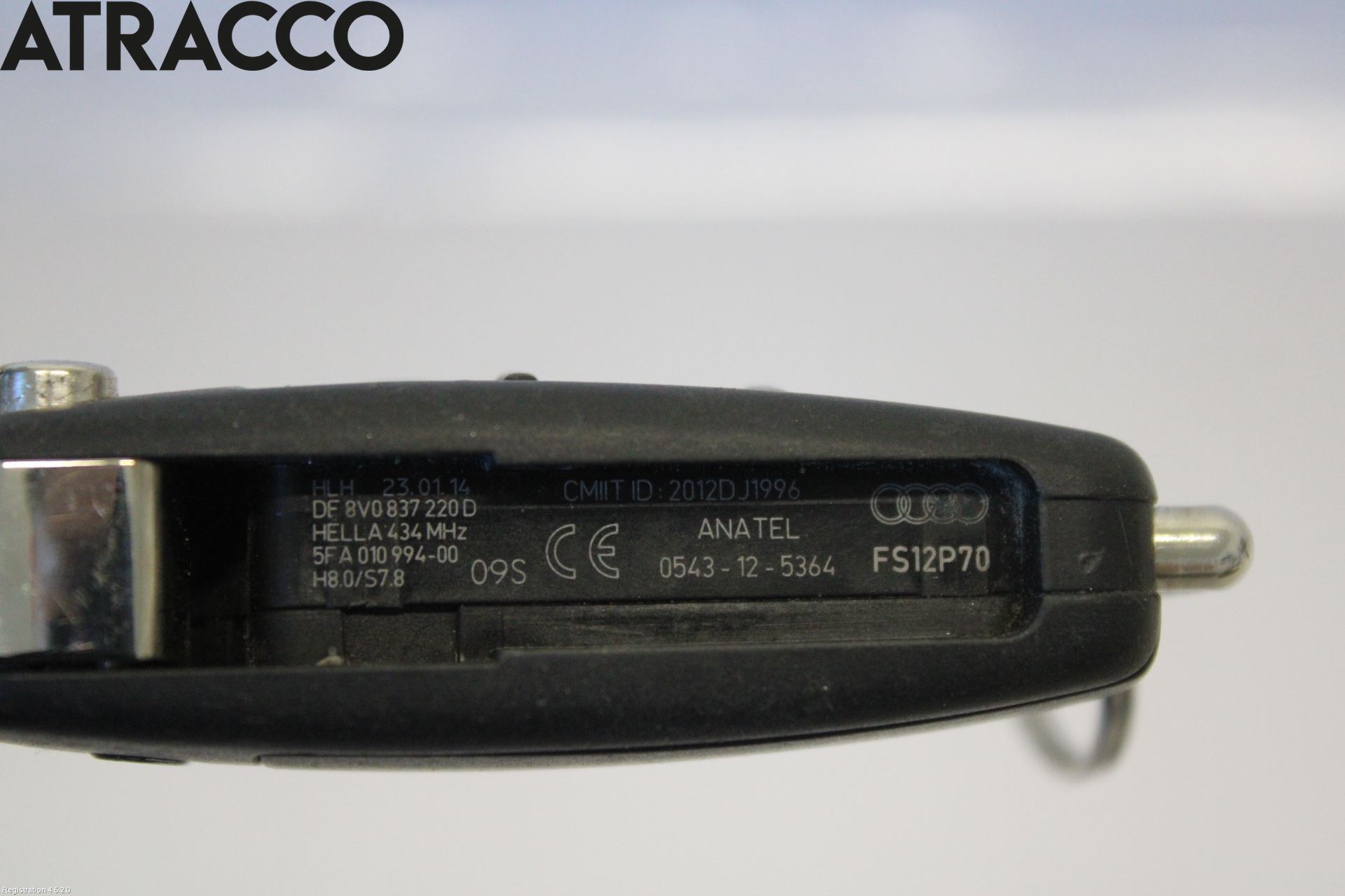 Audi A3/S3 05-13 Nøkkel - Nøkler