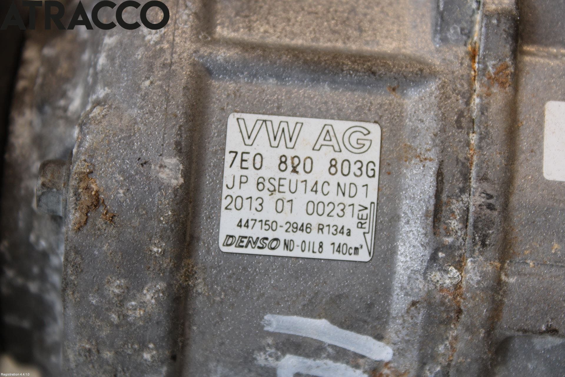 Volkswagen VW TRANSP/CARAVELLE (T5) 04-15 Varme Ac Kompressor