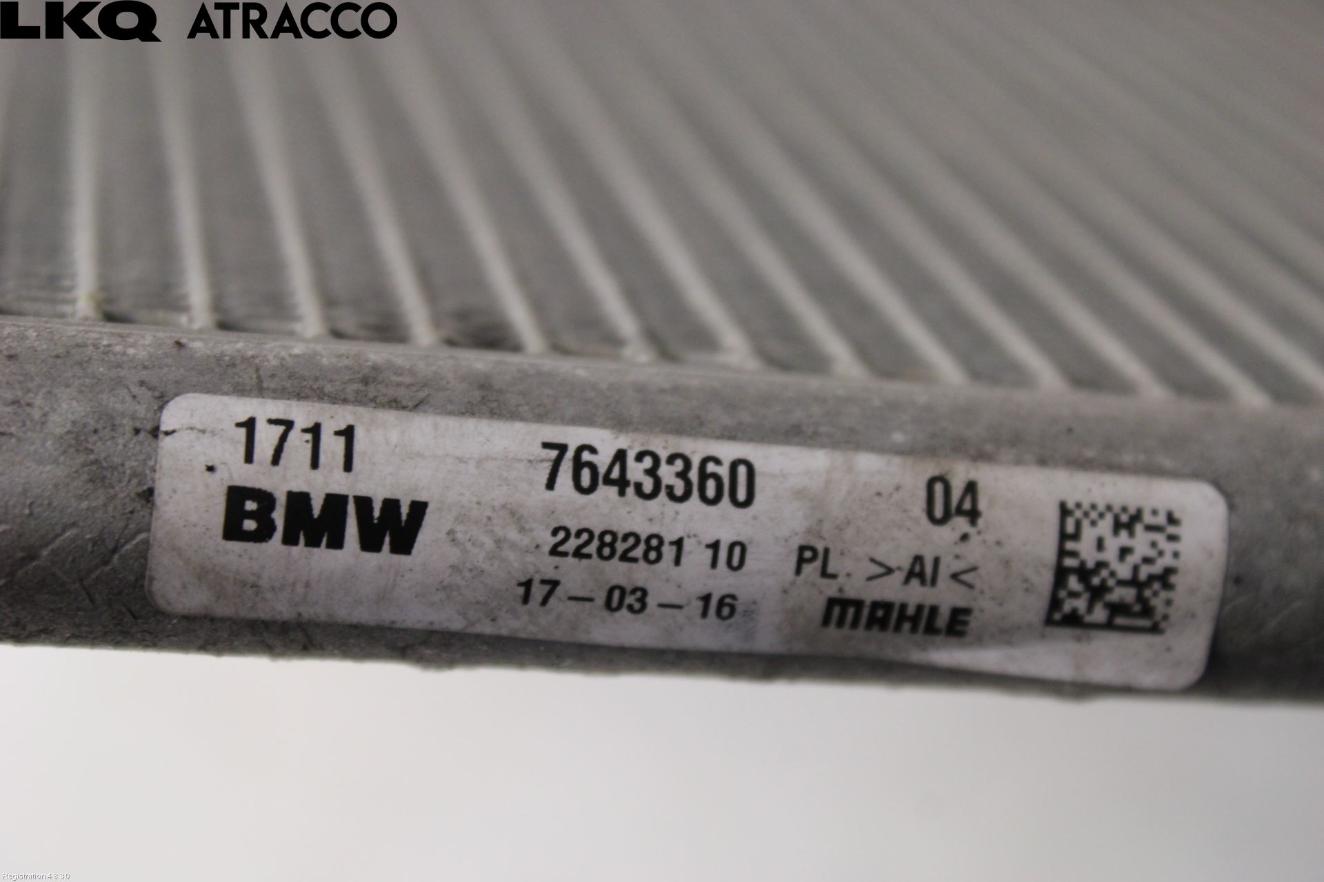 BMW 2 F45 Active Tourer 14-21 Radiator Oljekjøler Automatgea