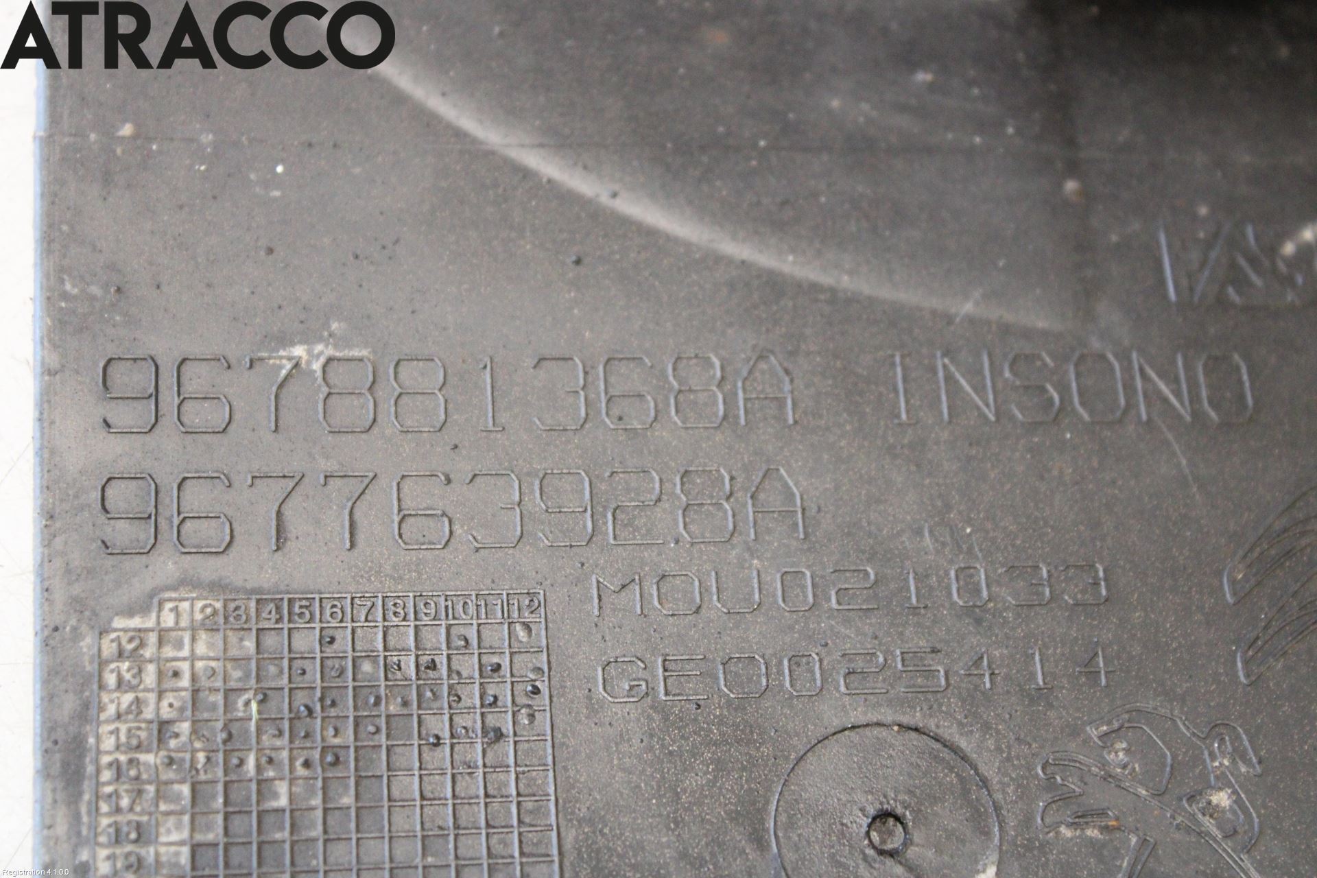 Peugeot 2008 13-20 Skjerm Indre