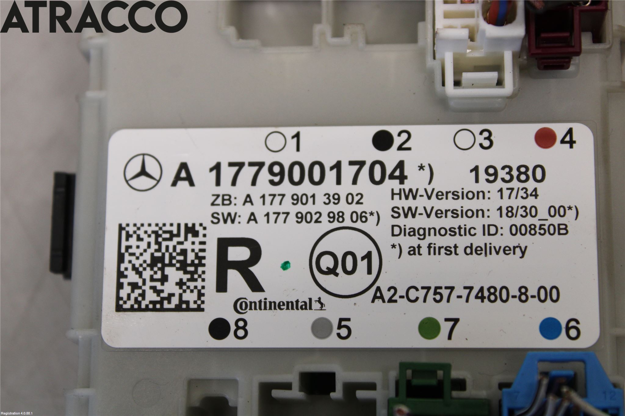 Mercedes-Benz MB B-KLASS (W246/W242) 12-19 Styreenhet Dør