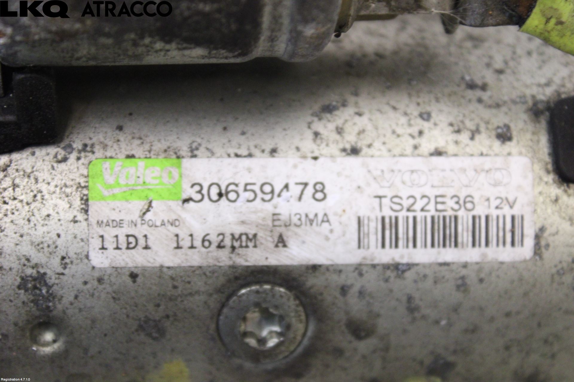 Volvo V60 11-13 Startmotor Diesel