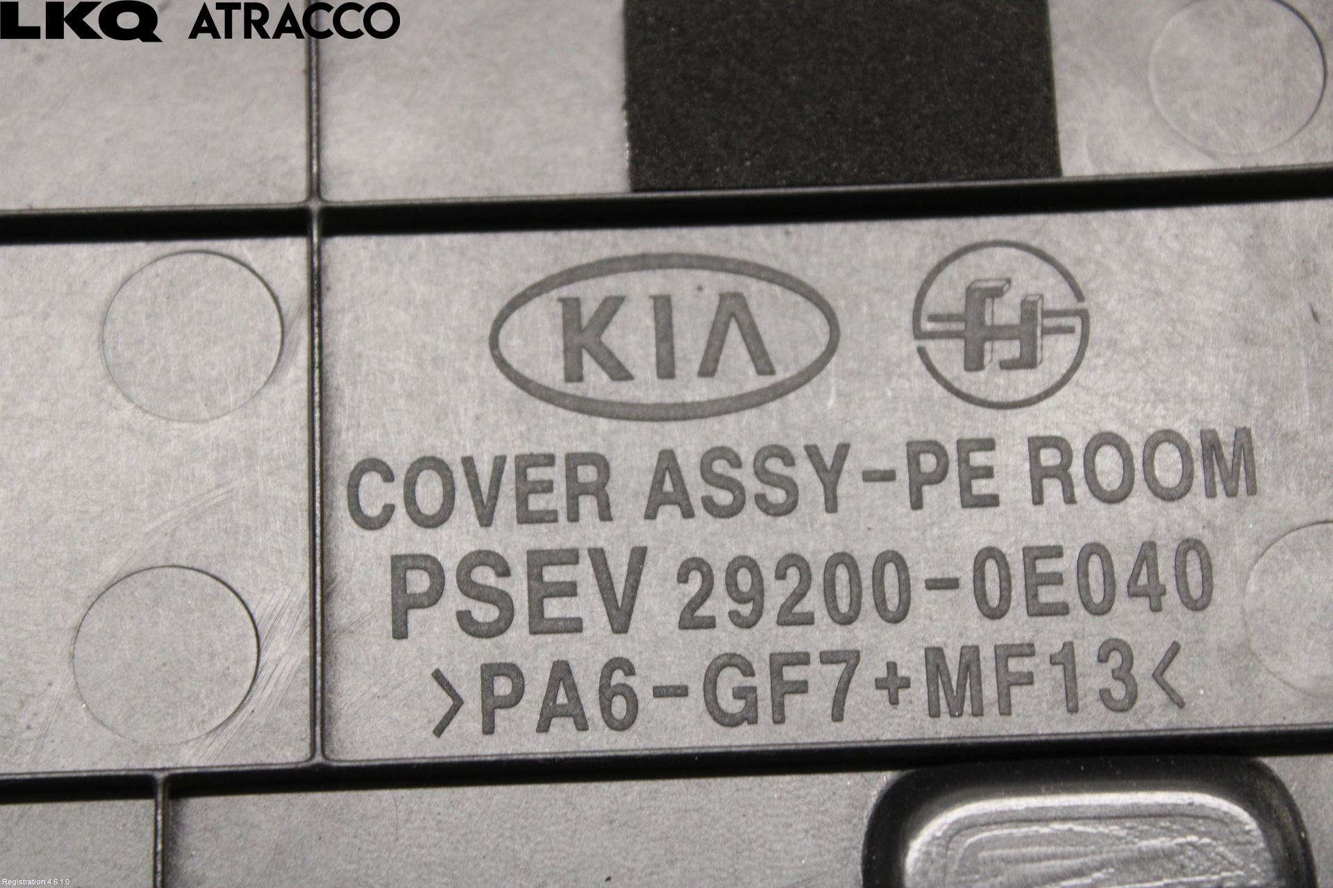 Kia SOUL 09- Motor Deksel Over Motor